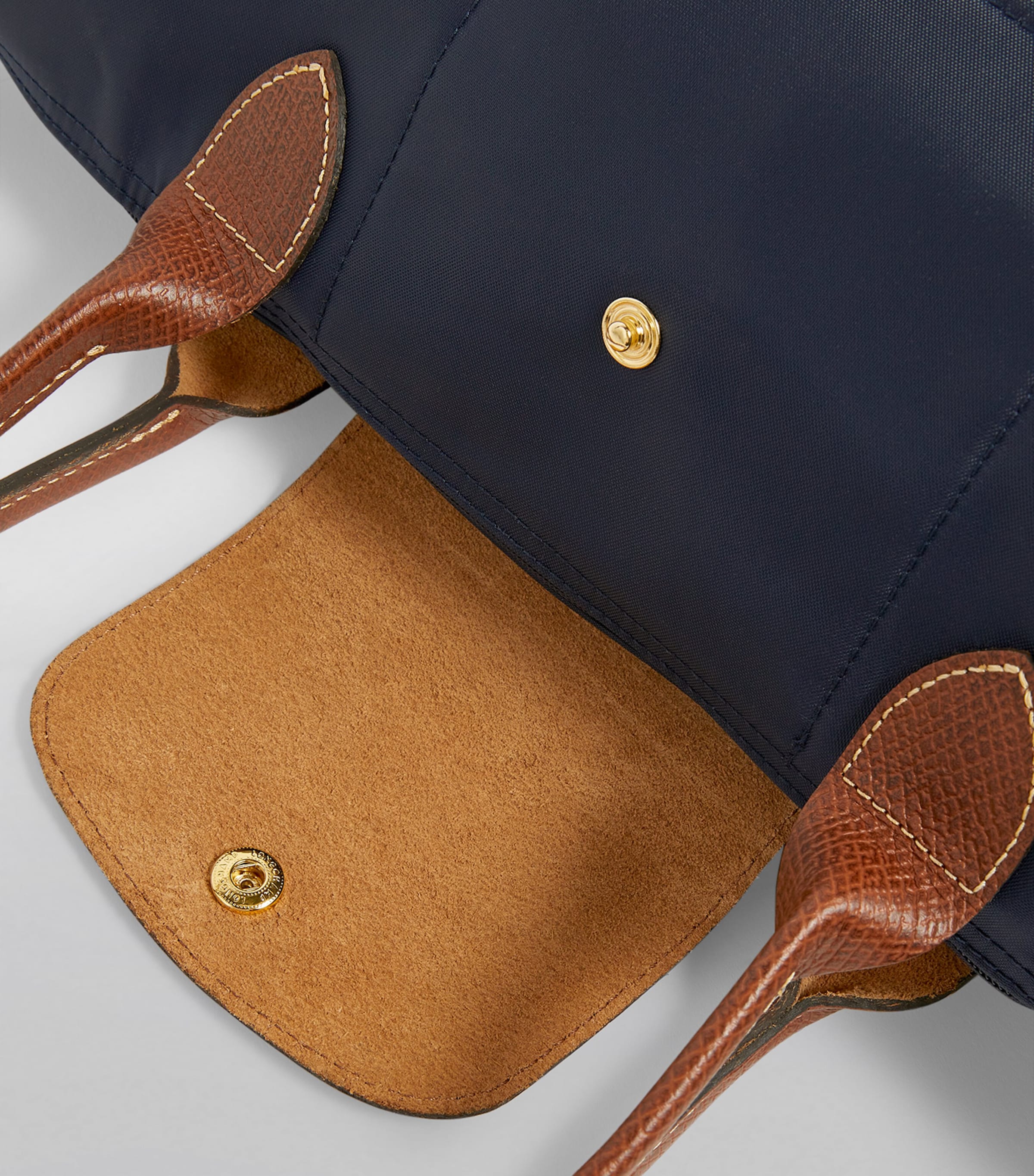 Medium Le Pliage Original Tote Bag P68 NAVY Image 9