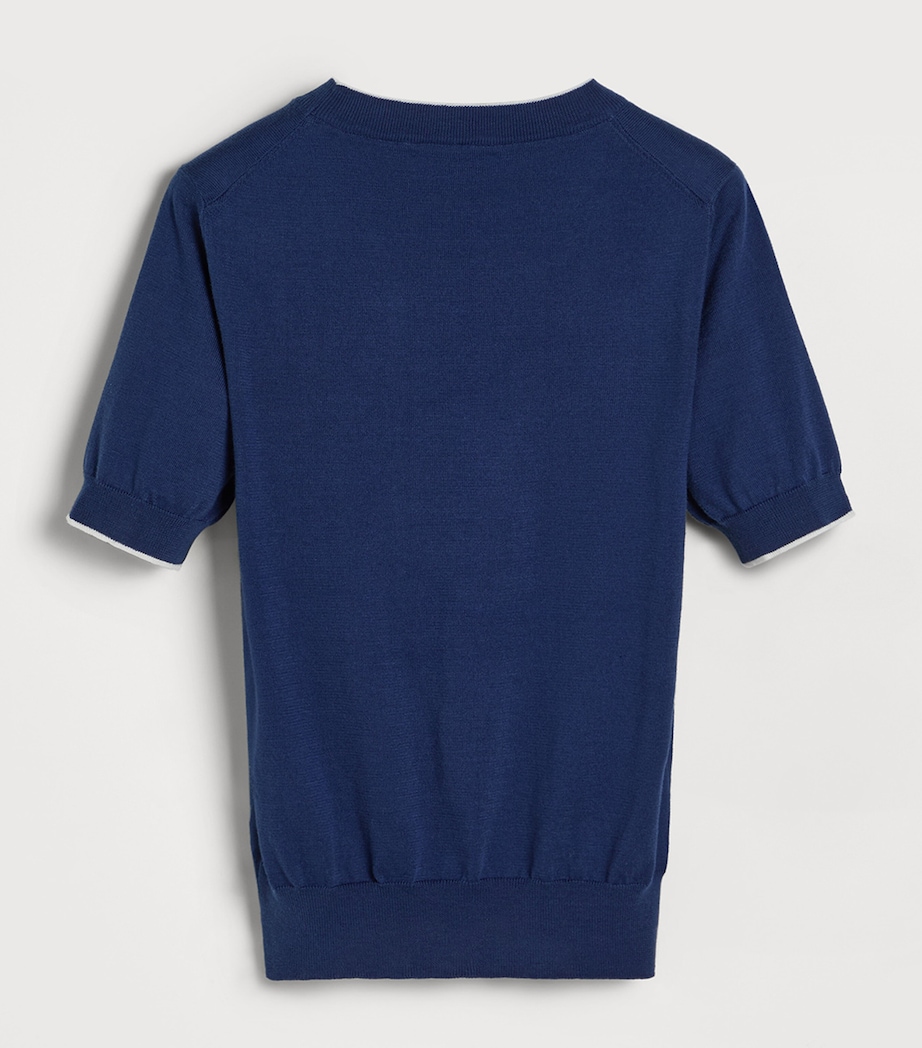 Brunello Cucinelli Kids Cotton Graphic Sweater (4-6 Years) Image 2