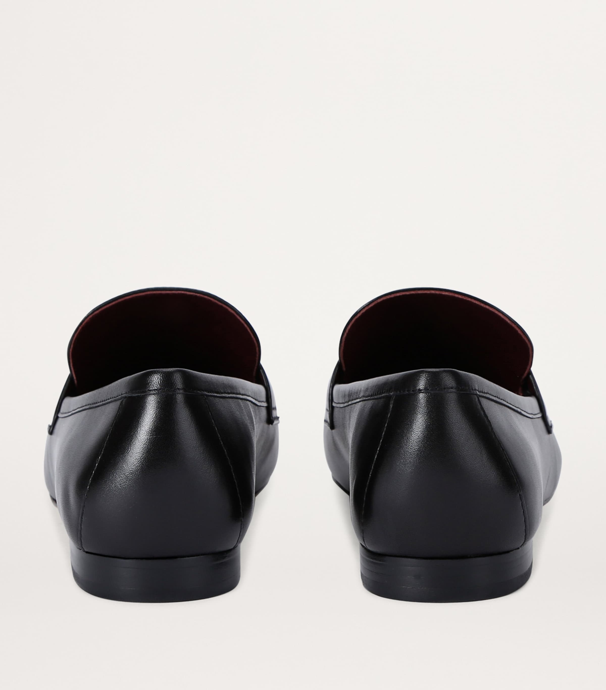 Leather Eleanor Loafers BLACK Image 2