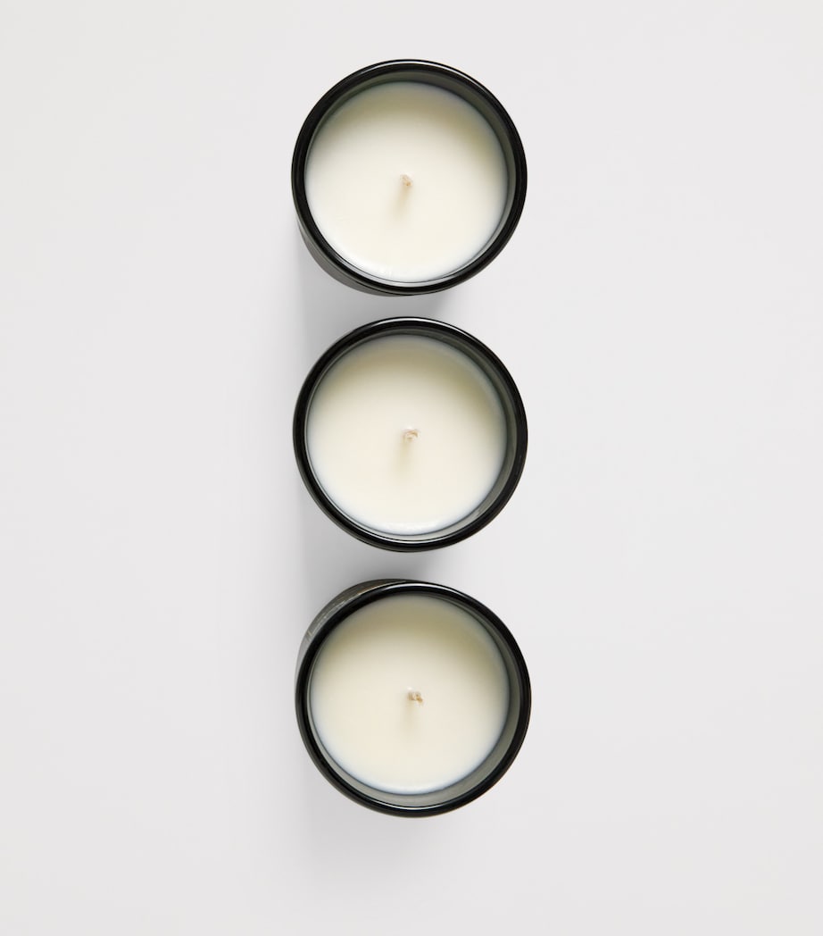 Set of 3 Scented Candles (3 x 65g) IVORY Image 2