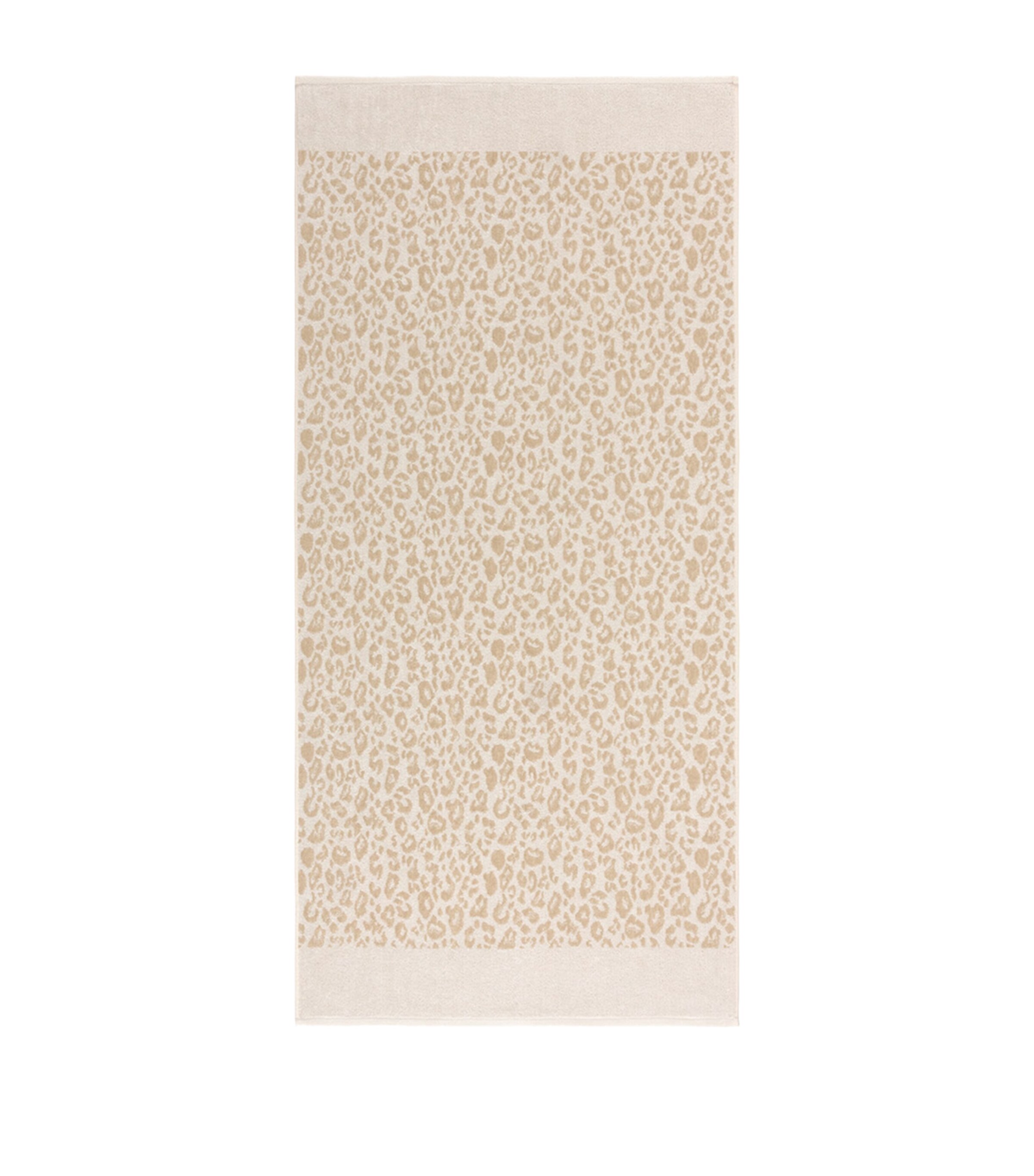 Leopard Guest Towel (42cm x 70cm) MILK Image 2
