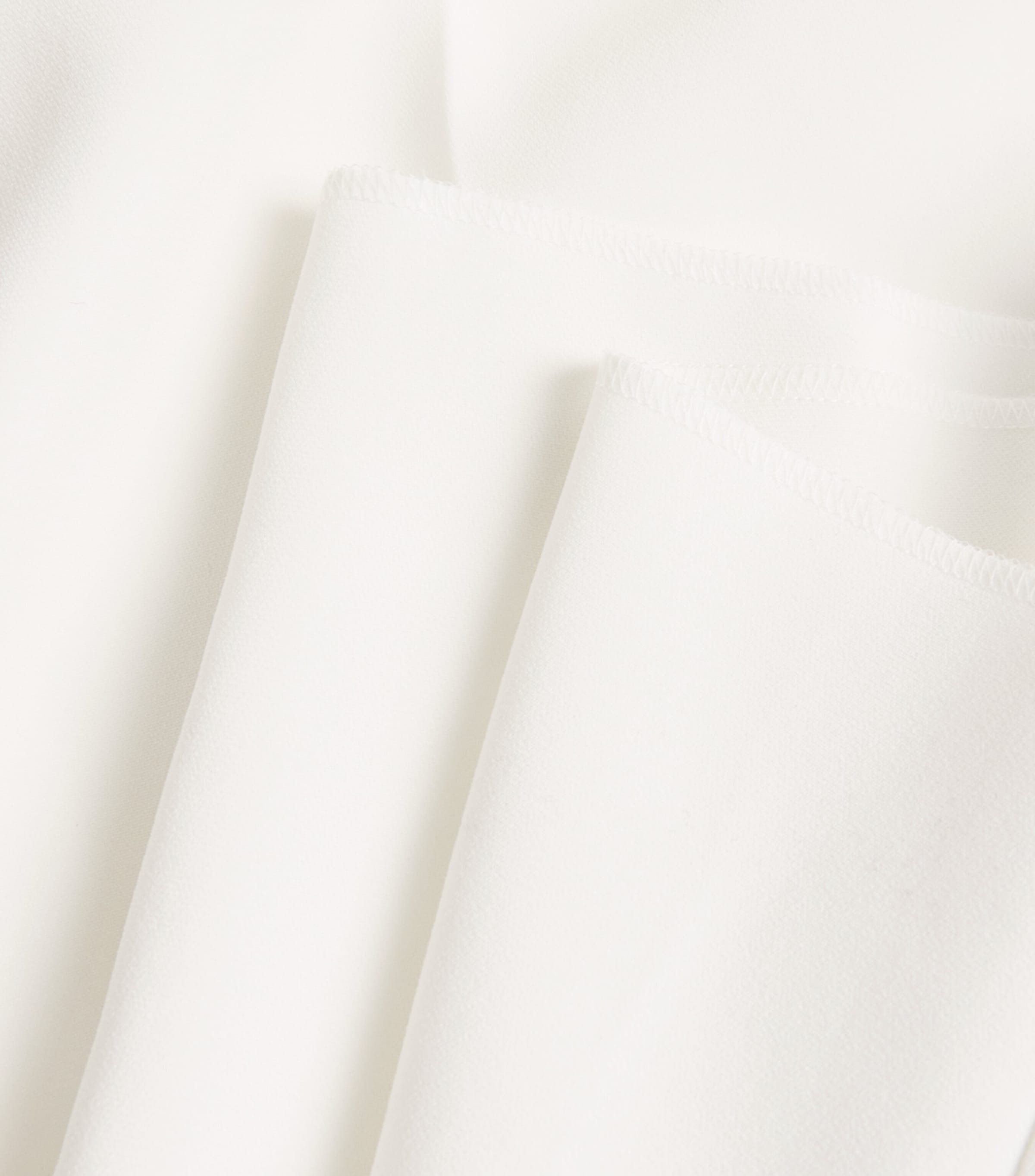 Compact Cady Wide-Leg Trousers WHITE Image 5