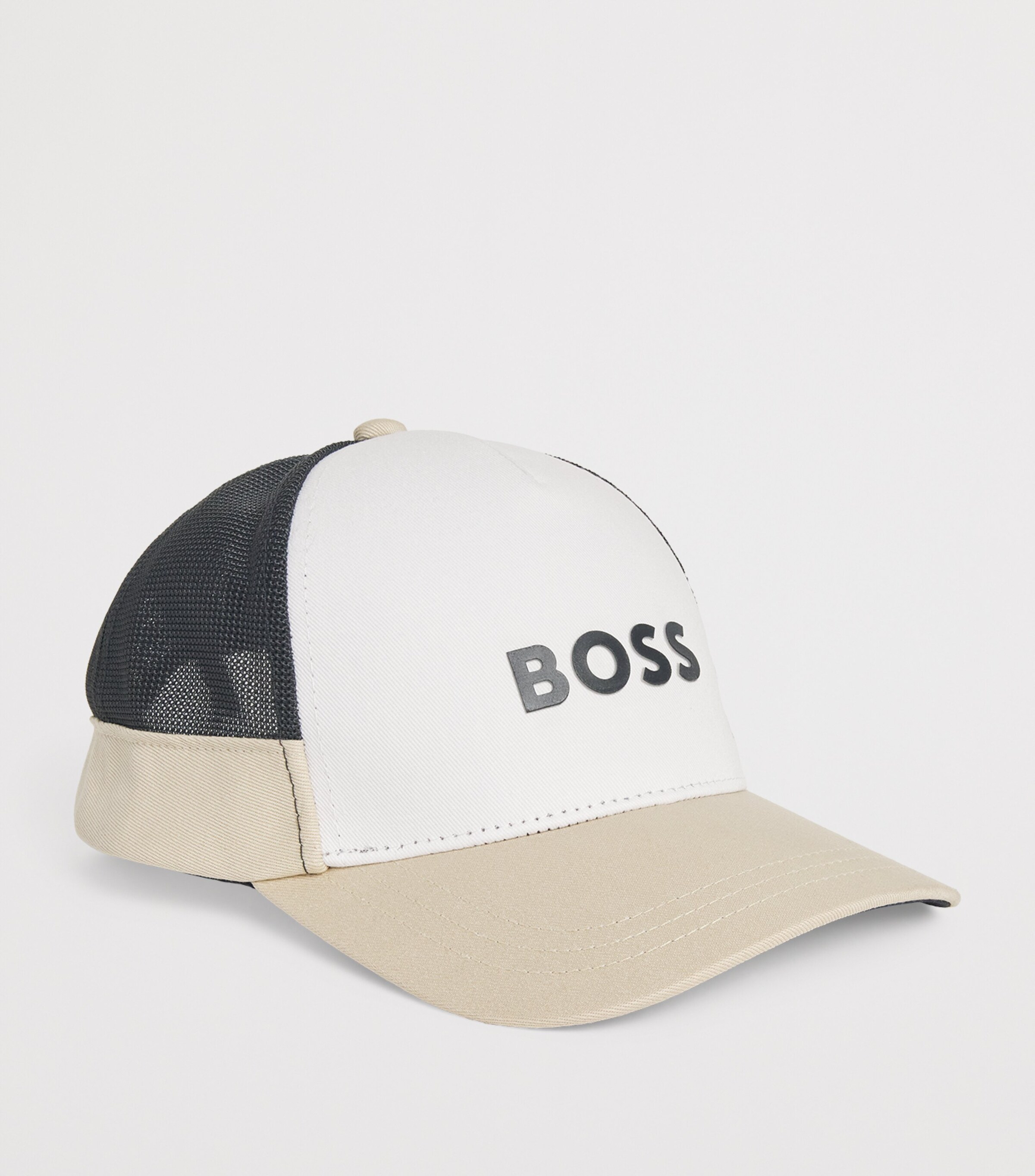 Cotton Logo Baseball Cap 249 STONE Image 2