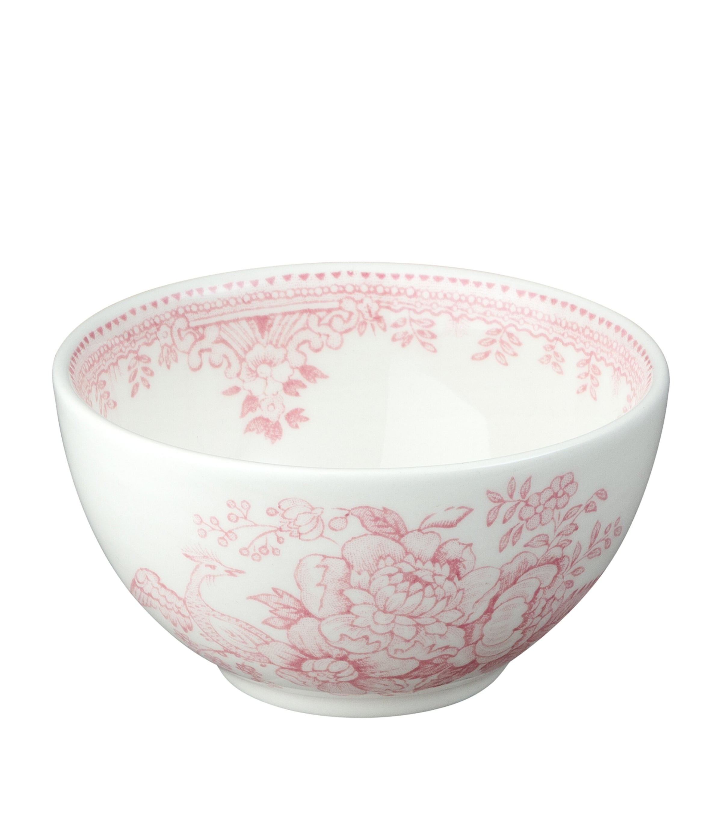 Burleigh Pink Asiatic Pheasants Sugar Bowl In Pink