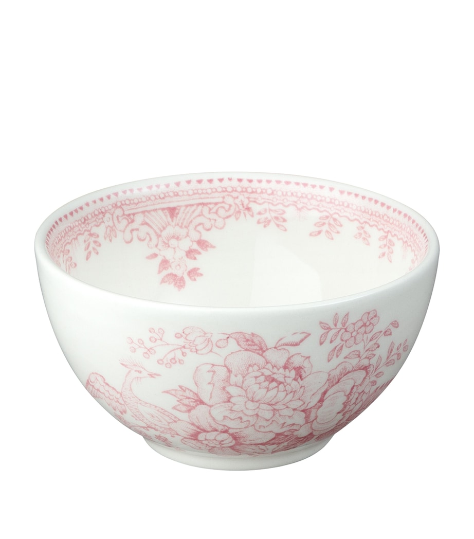 Burleigh Pink Asiatic Pheasants Sugar Bowl Pink Image 1