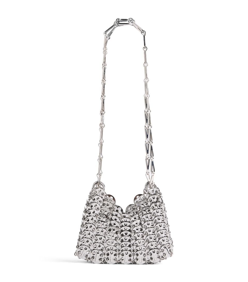 Rabanne Chainmail Nano Bag Silver