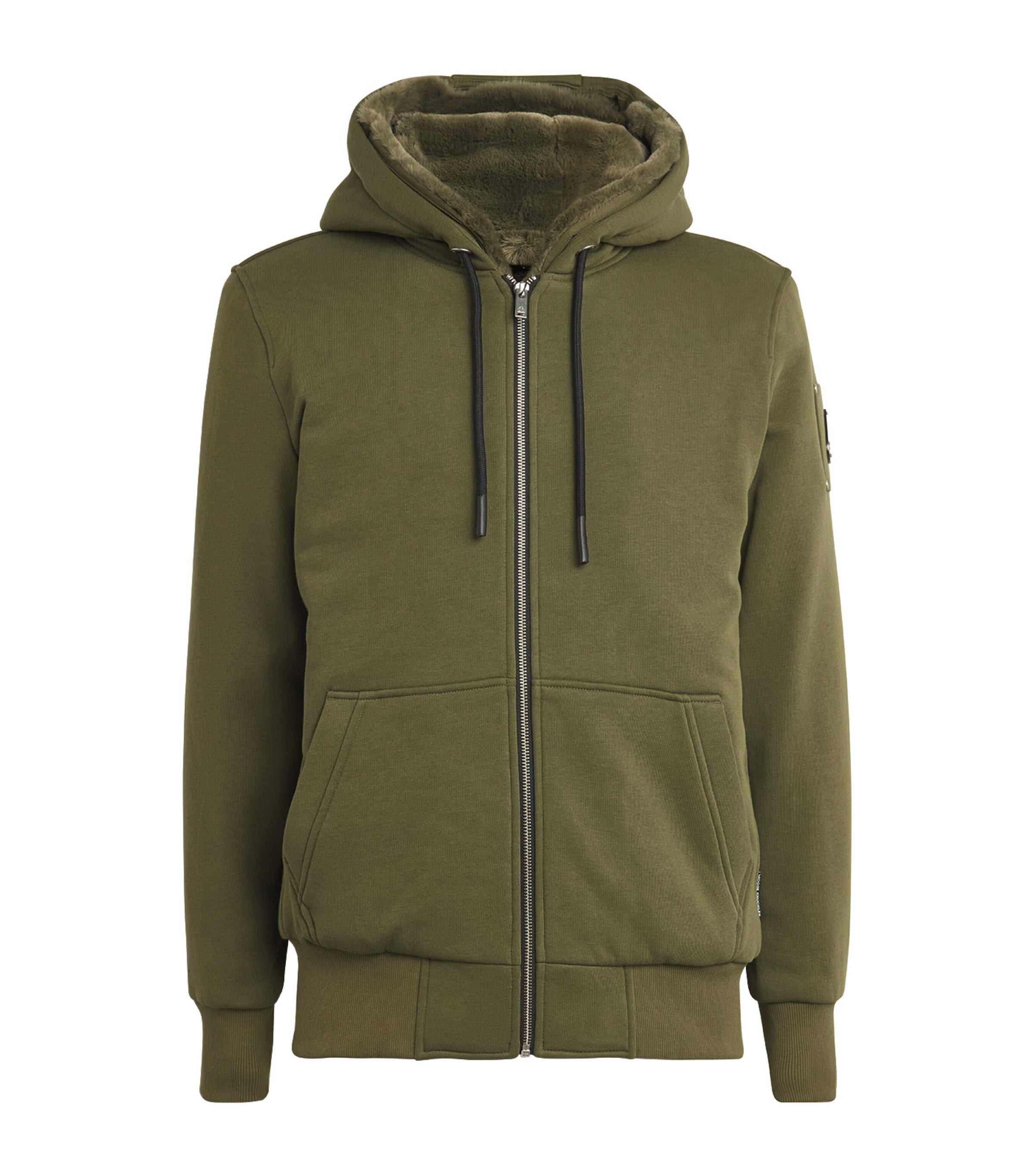 Moose Knuckles Classic Bunny Hybrid Sweatshirt In Green