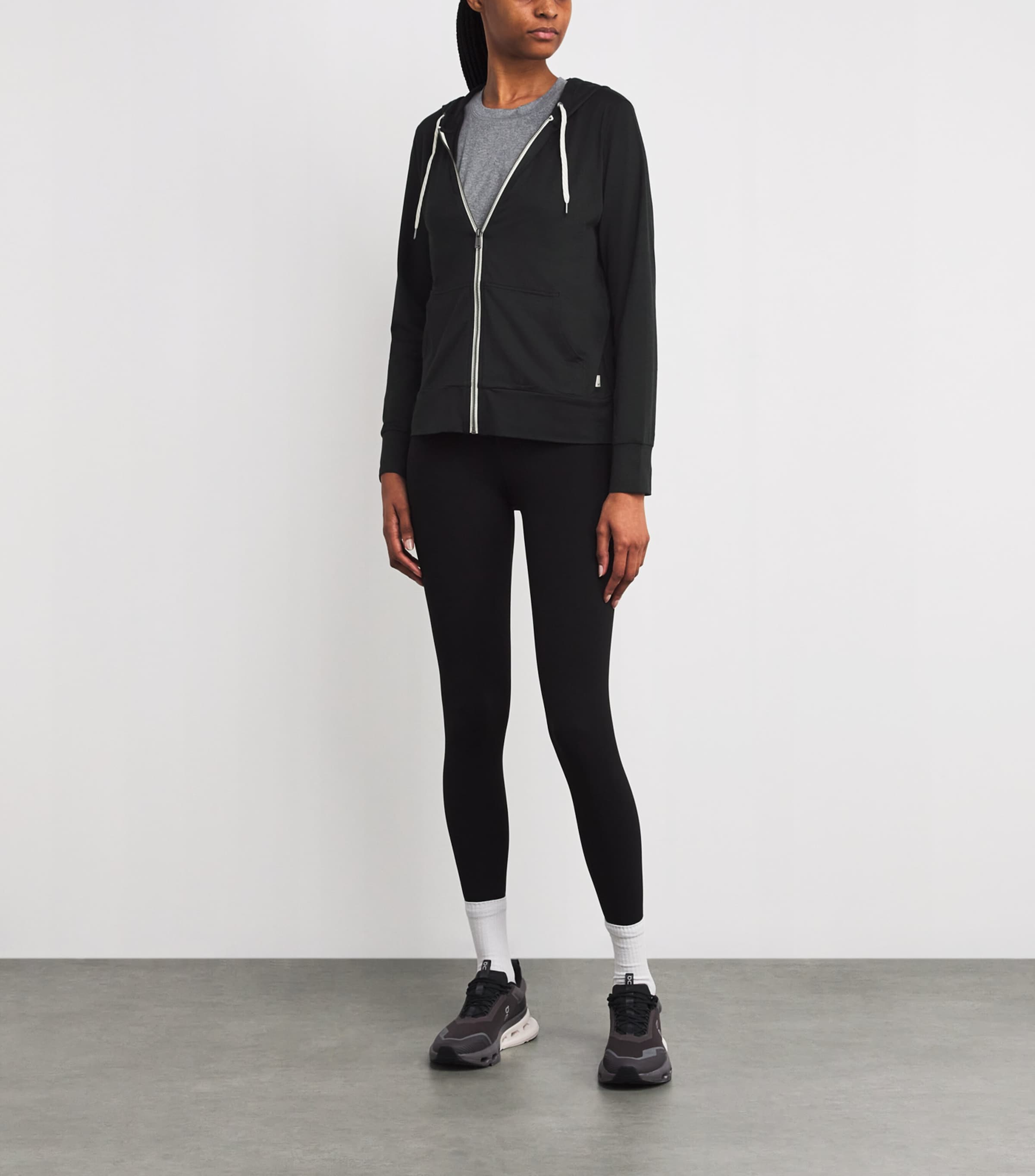 Halo Performance 2.0 Zip-Up Hoodie HBK BLACK HEATH Image 2