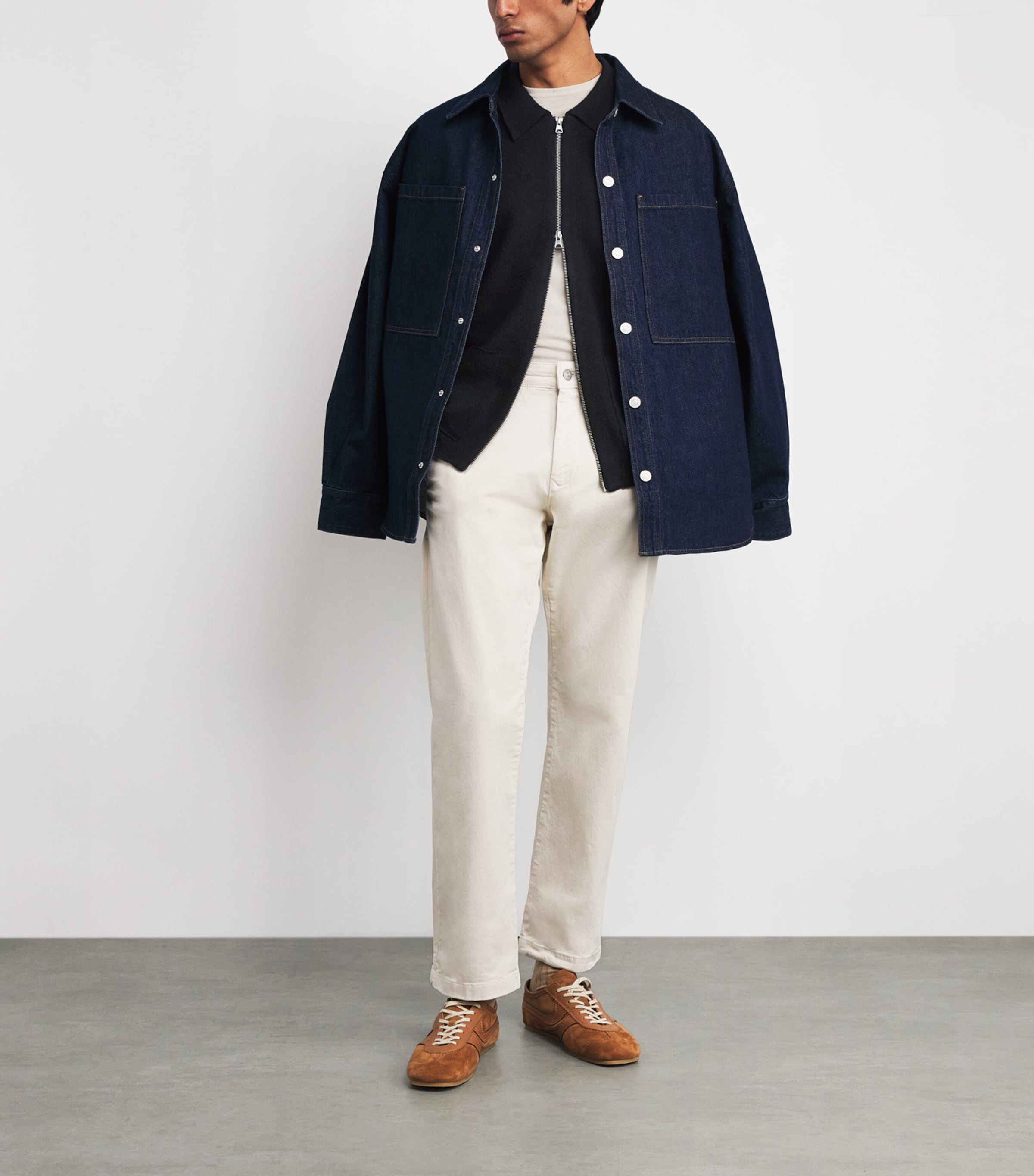 Wool Jonas Overshirt NAVY BLUE Image 2