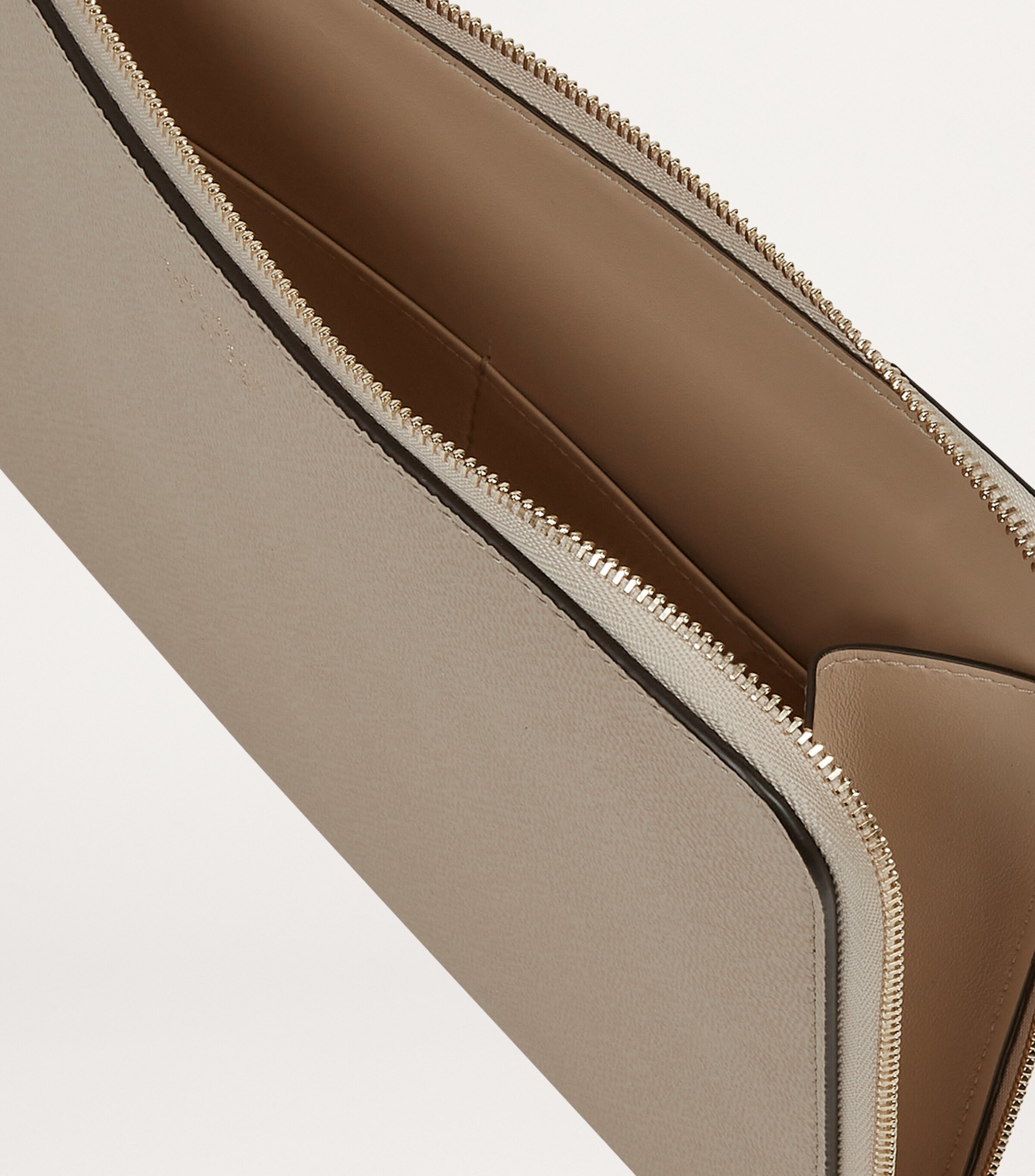 Panama Leather Slim Pouch SANDSTONE Image 4