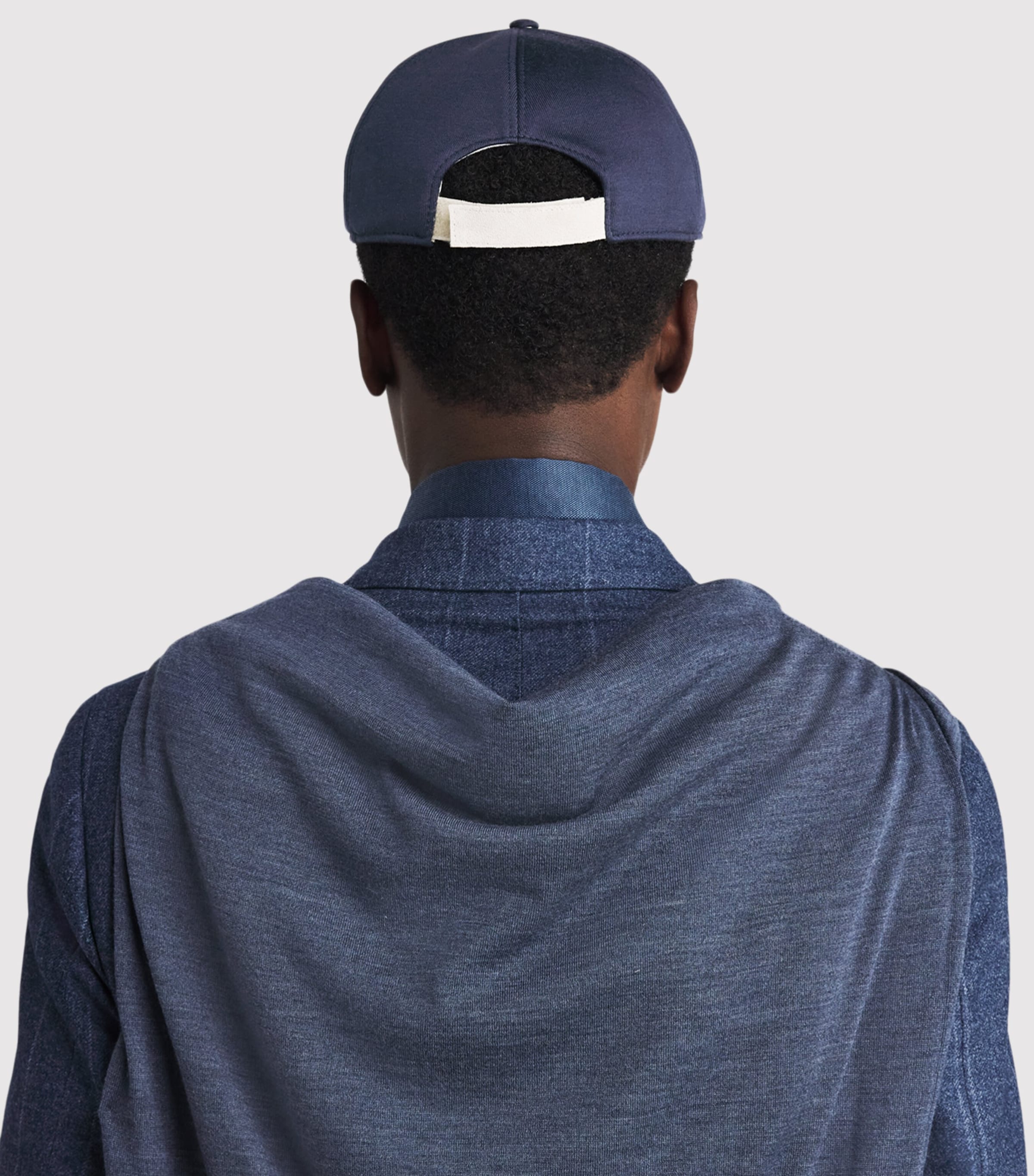 Eleventy Logo Baseball Cap Blu, Sabbia Image 4