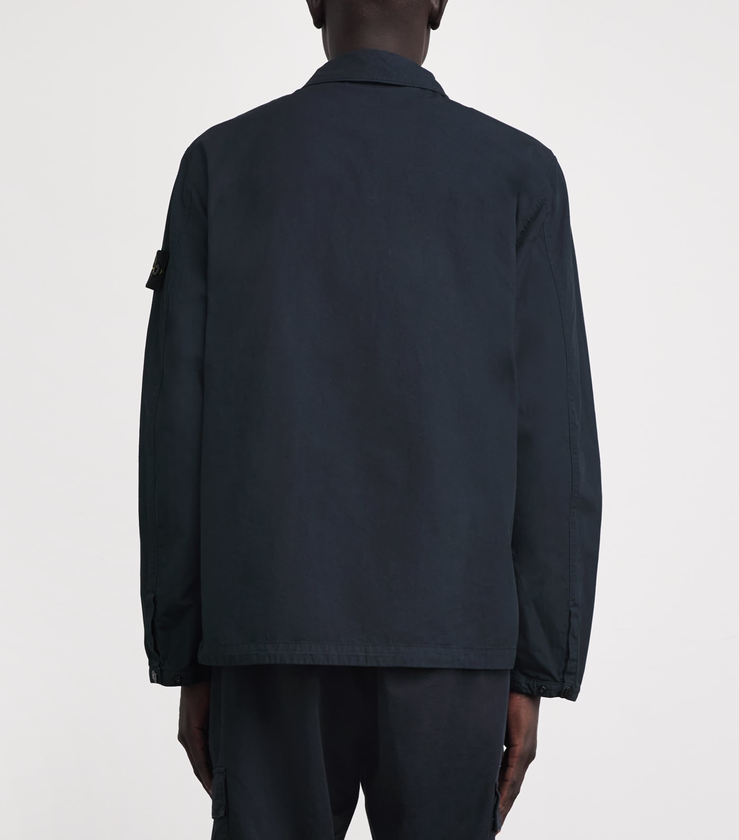 Cotton 2-Way Zip Overshirt V0020 Image 4