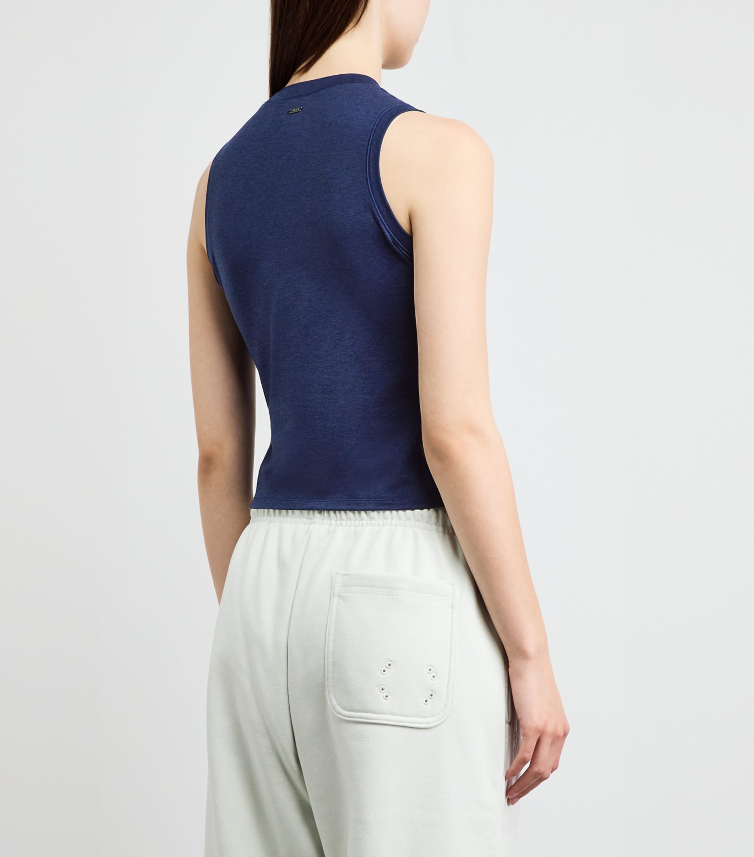 VUORI Womens Halo Muscle Tank Top Bth Blue Coast Image 5