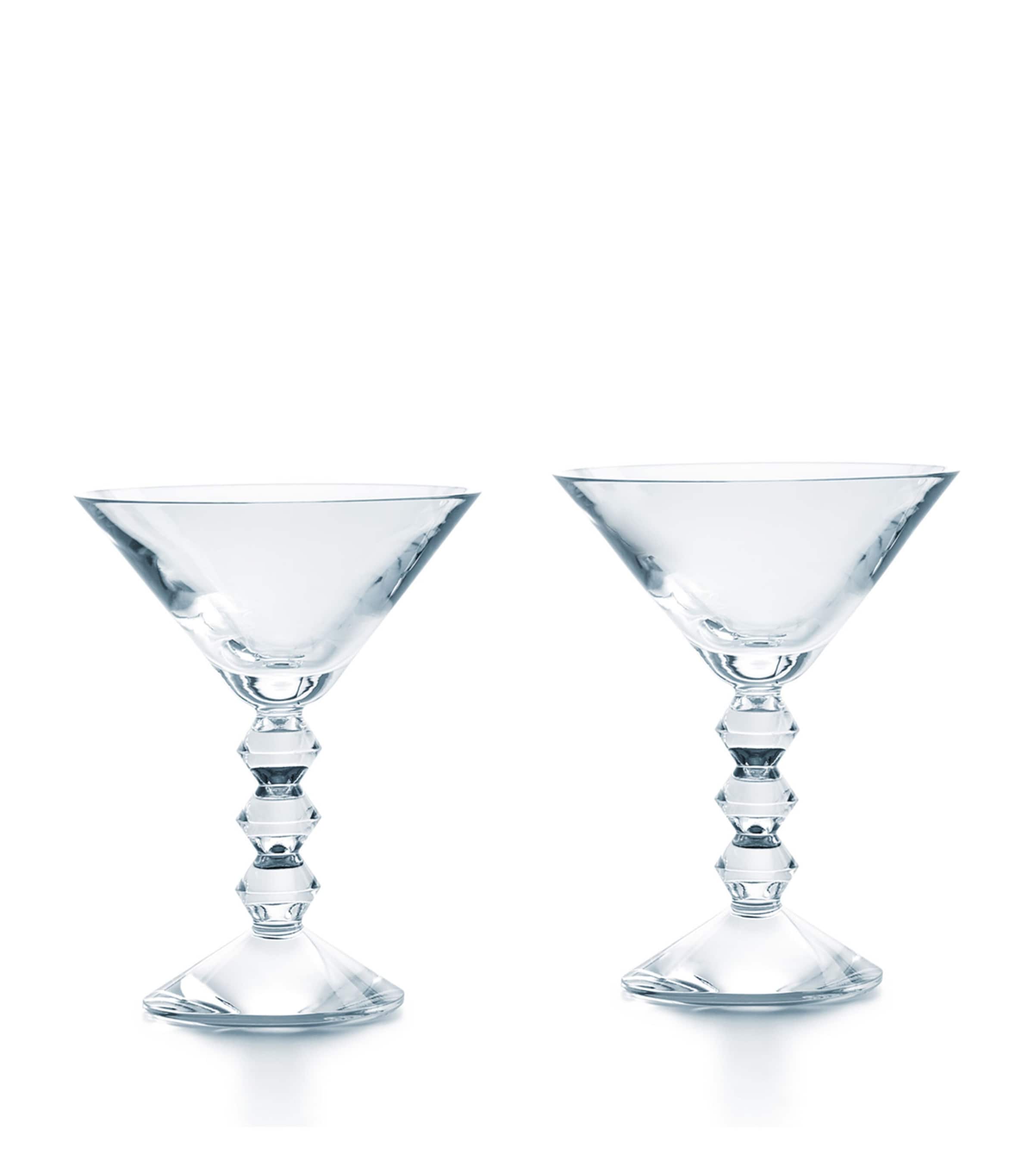 Baccarat Set Of 2 Véga Martini Glasses