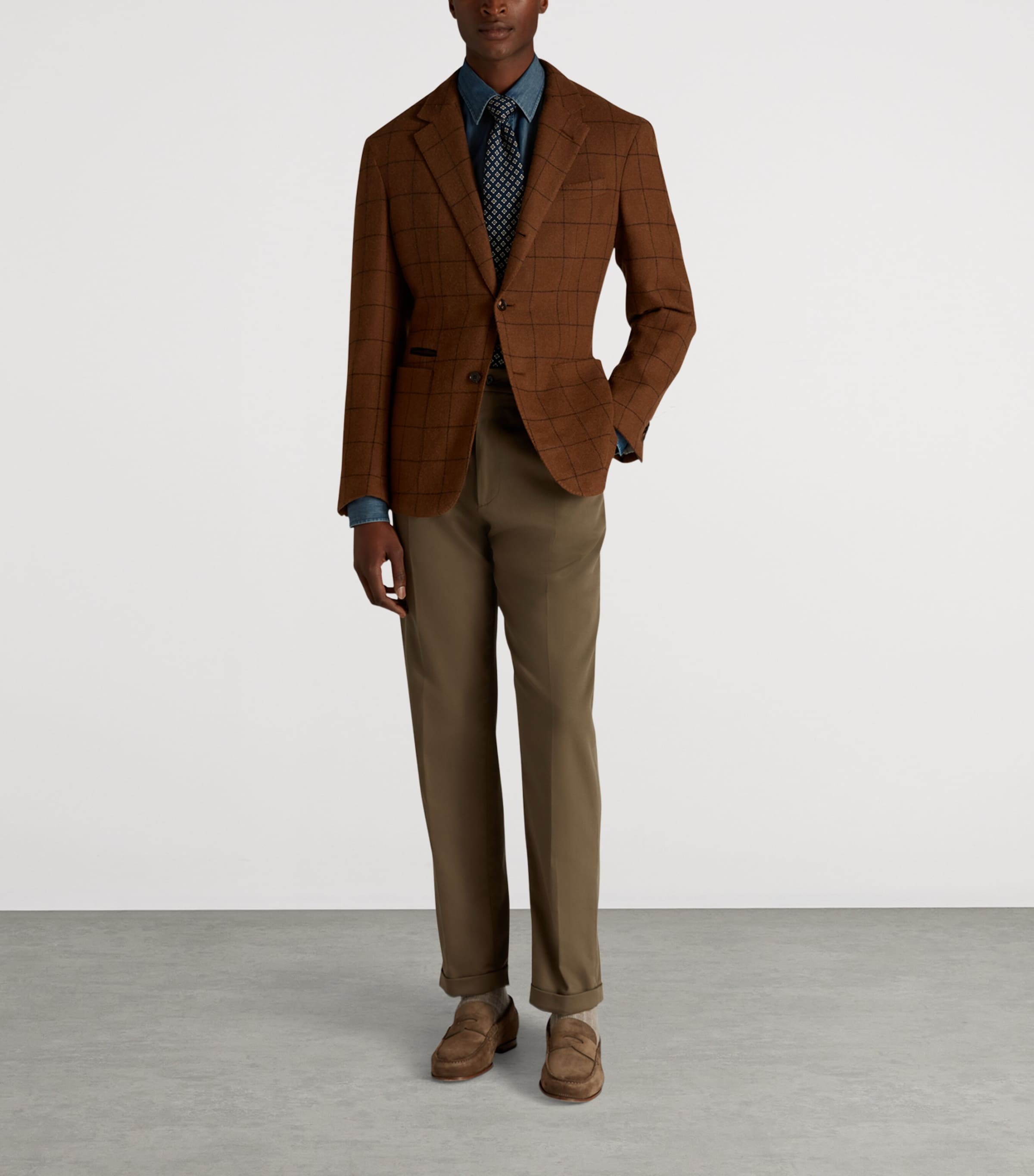 Camel Hair Cavendish Blazer 291DARK CAMEL Image 2