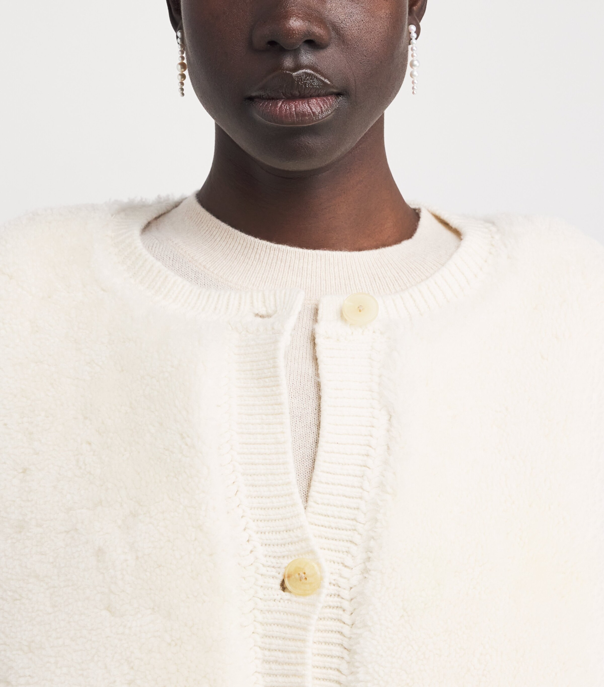 Shearling-Suede Reversible Jacket CLOUD/RAFFIA Image 7