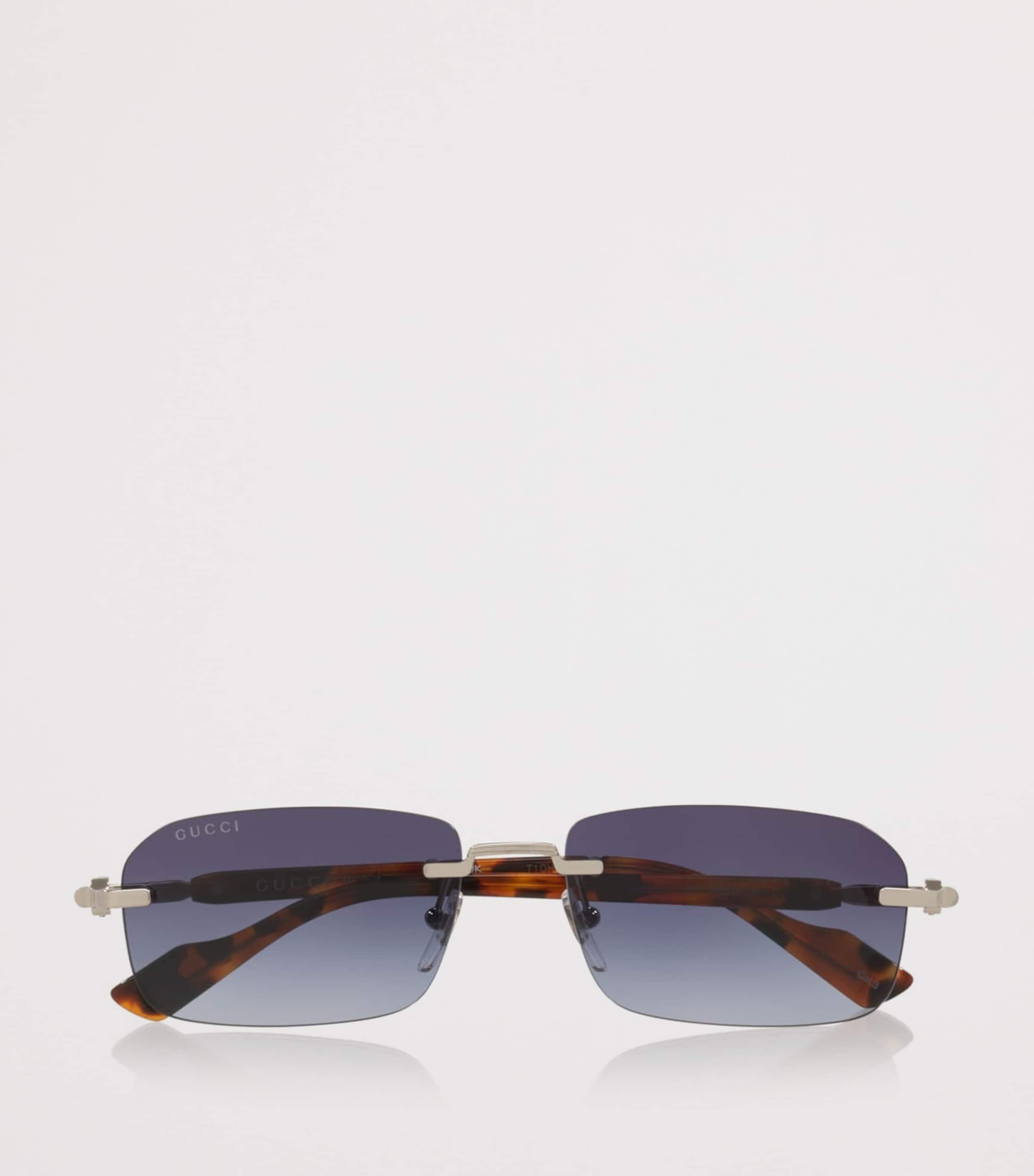 Rectangle Sunglasses 4100B2 Image 5