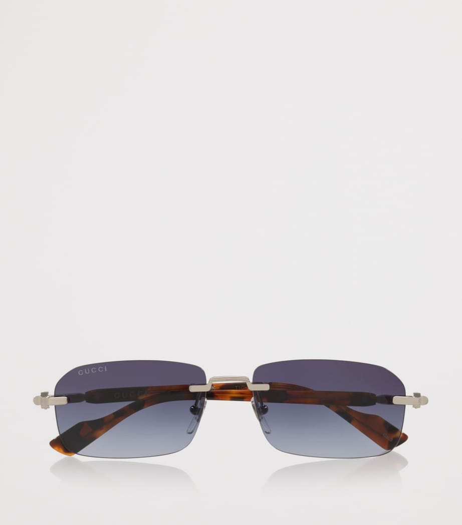 Rectangle Sunglasses 4100B2 Image 5