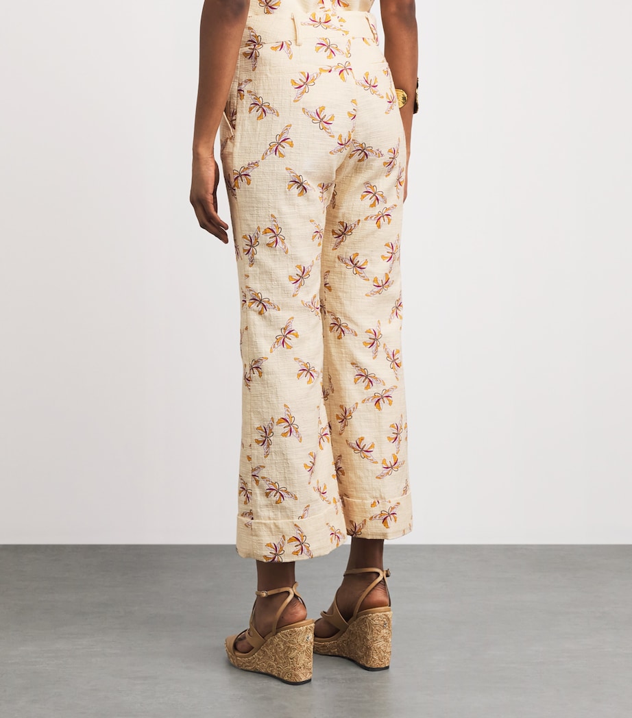 La Doublej Womens Farfalla Hendrix Flared Trousers Farfalla Image 5