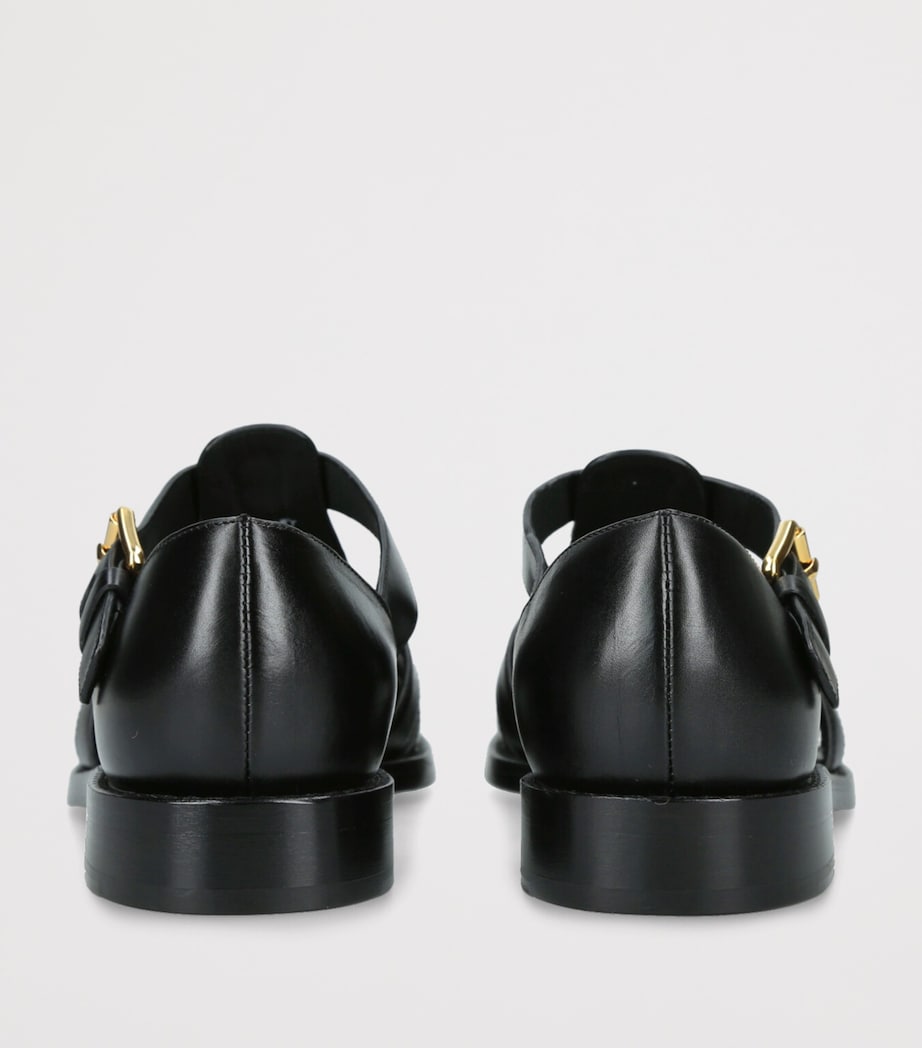 Church's Womens Calfskin Kelsey Sandals Black Image 2