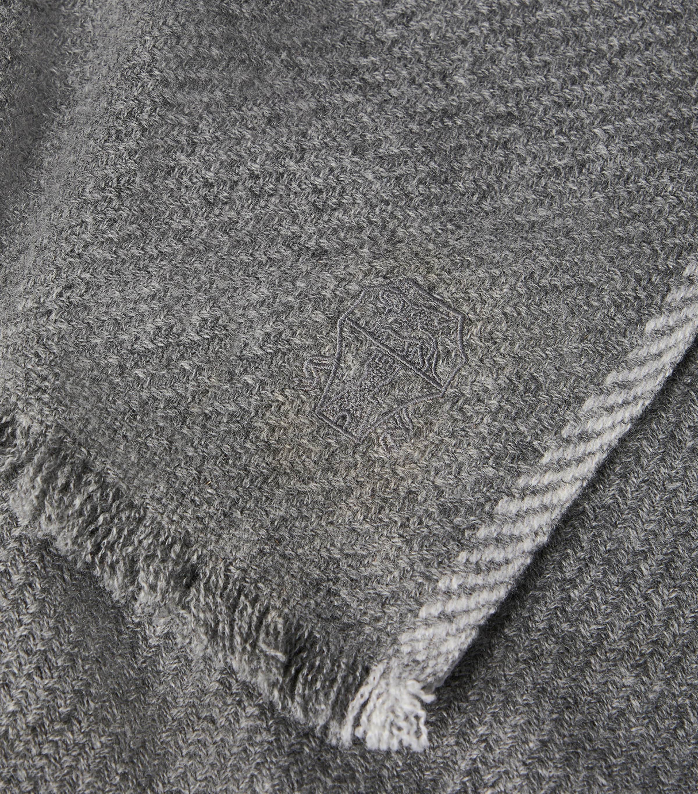 Brunello Cucinelli Cashmere Fringe-Trim Scarf Image 3