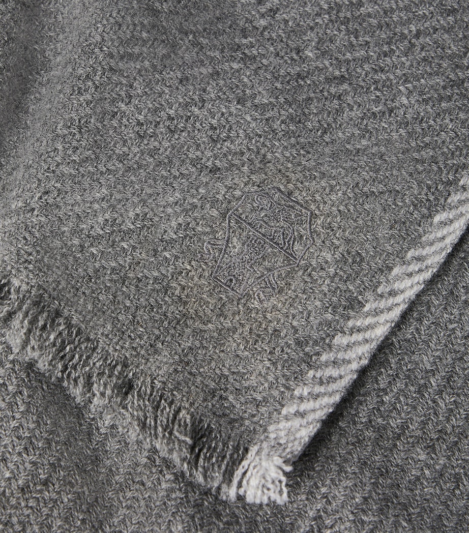 Brunello Cucinelli Cashmere Fringe-Trim Scarf Image 3