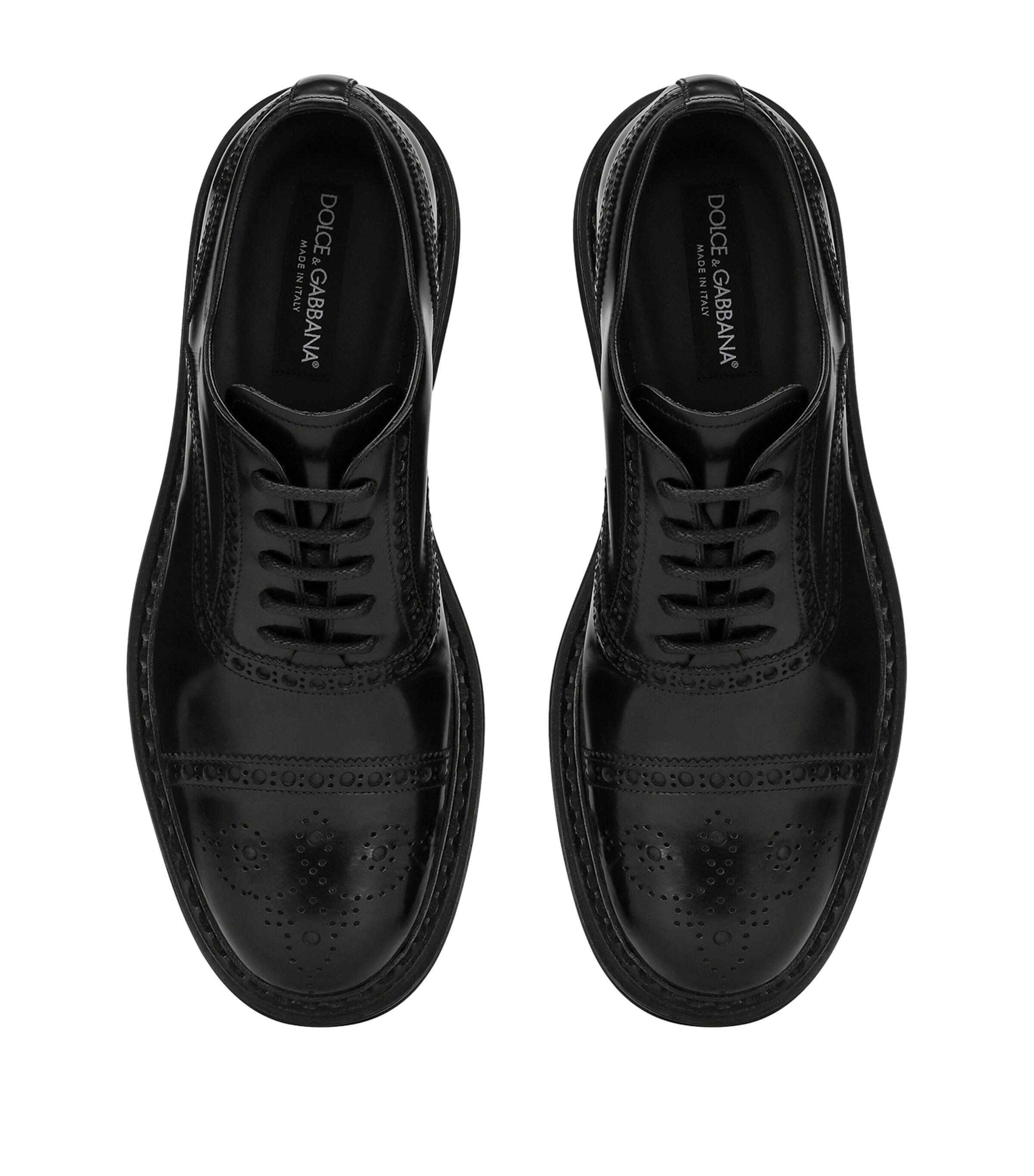 Calfskin Derby Shoes 80999-BLACK Image 2