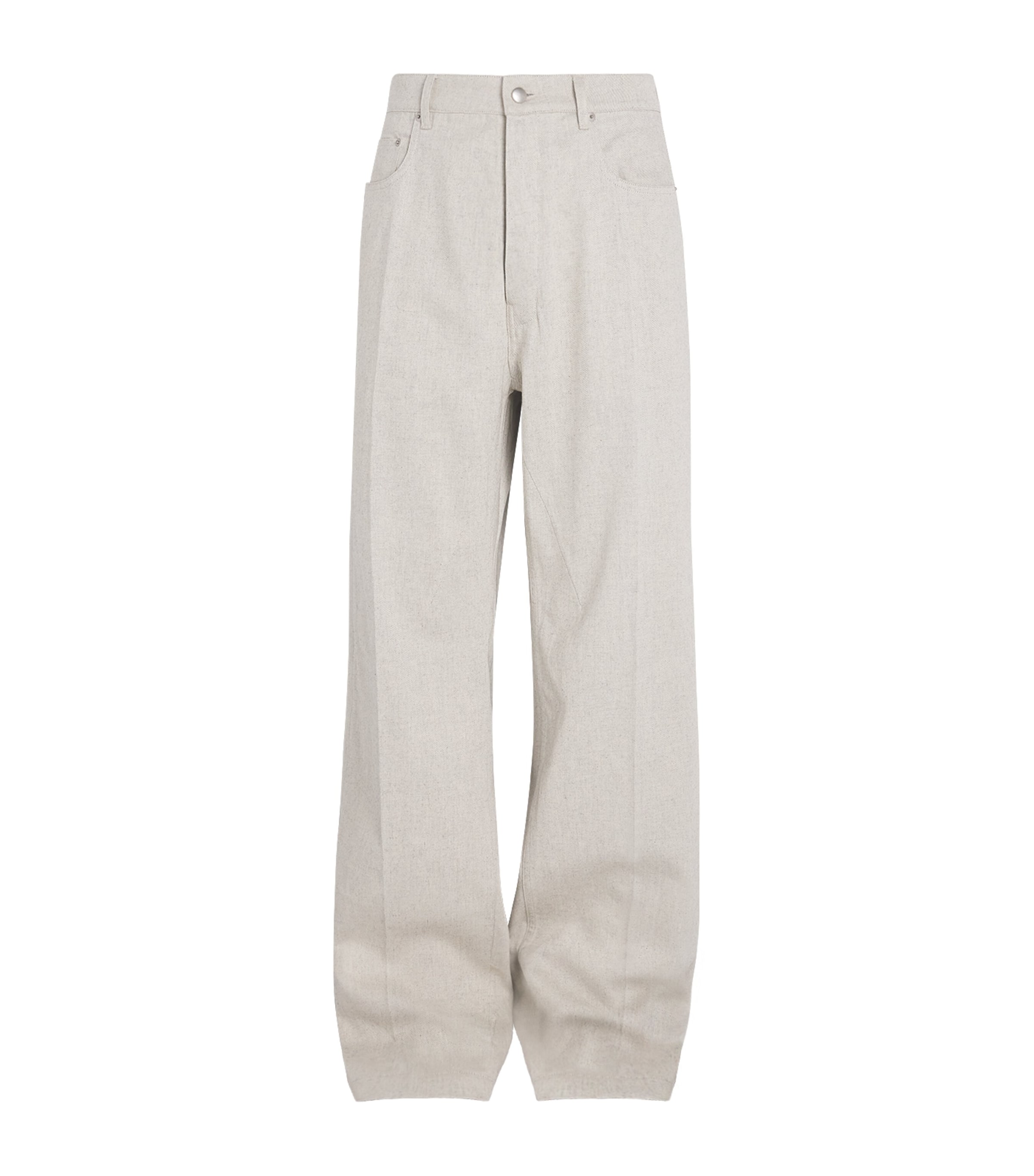 Rick Owens Mens Geth Straight Jeans Image 1