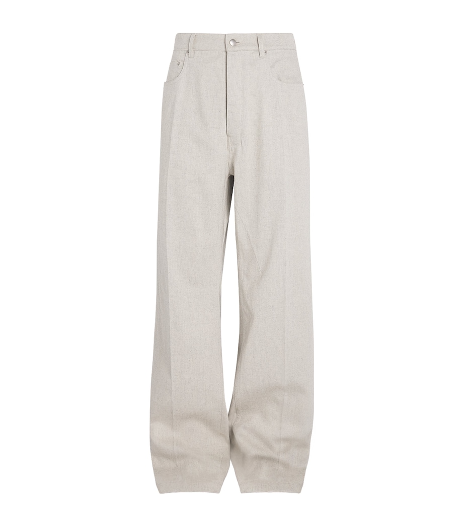 Rick Owens Mens Geth Straight Jeans Image 1
