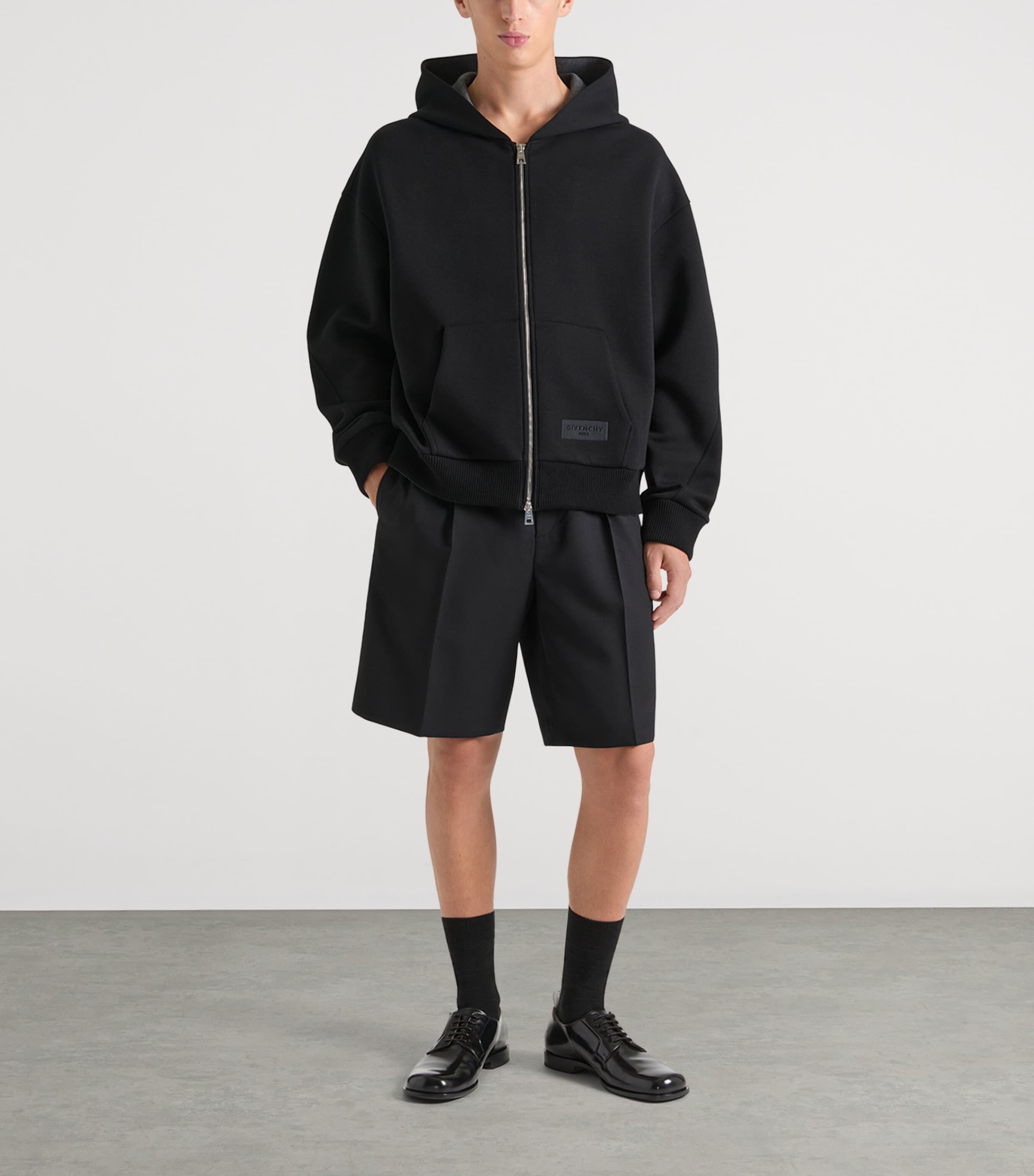 Zip-Up Oversized Hoodie BRGNDY/IVRY/YEL Image 2