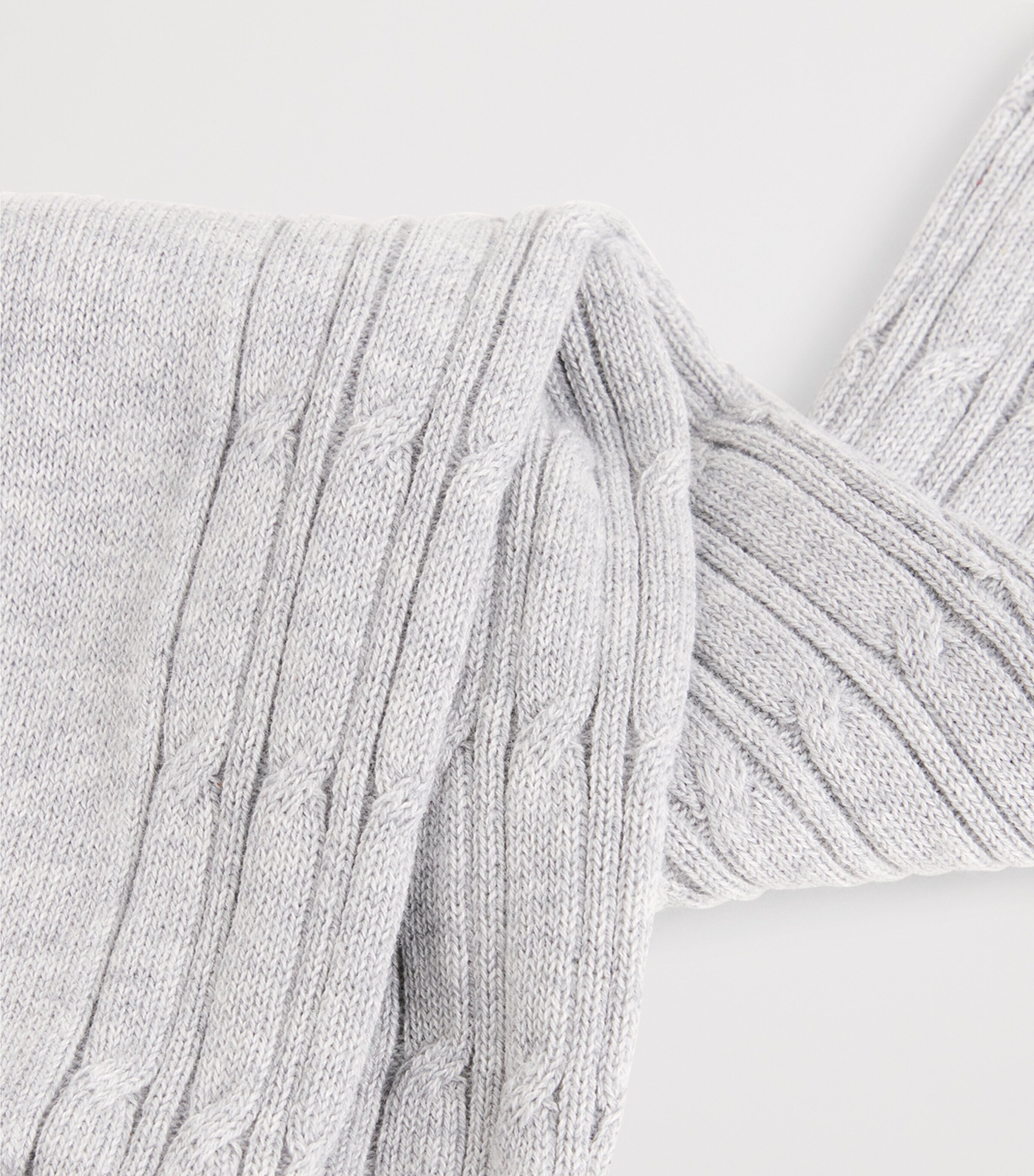 Braid Stitch Socks GRIGIO MEDIO, SABBIA Image 2