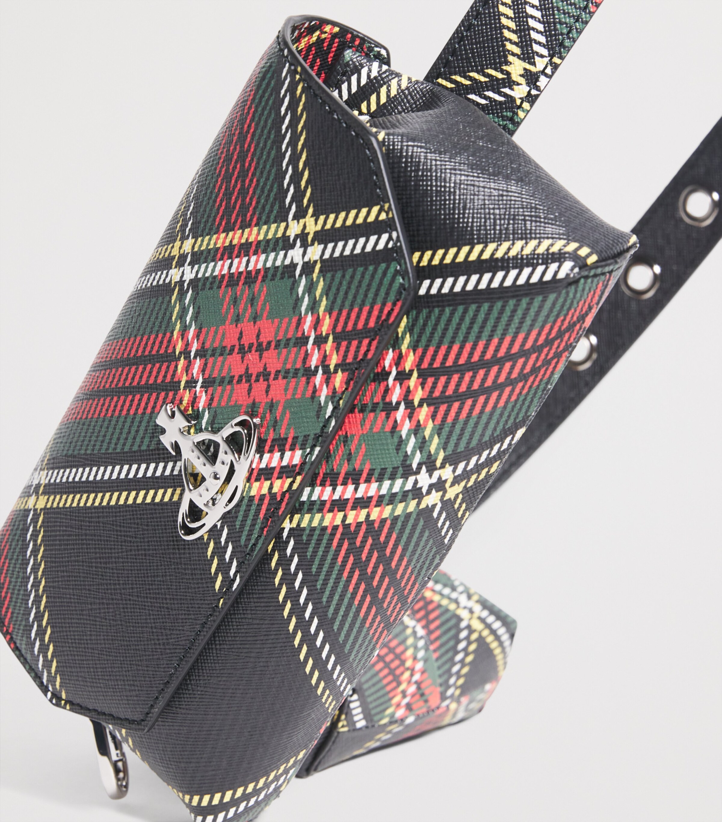 Vivienne Westwood Multi Pouch Belt Bag Chelsea Tartan Image 4
