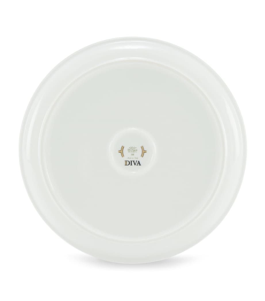 Porcelain Colonna Diva Verde Giallo Fruit Holder (24cm) G00134900 Image 2