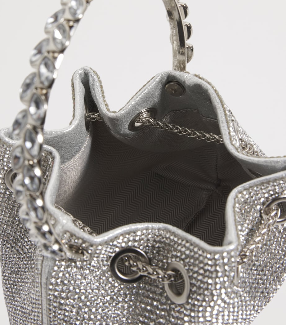 Diamond Pouch Handbag SSILVER Image 3