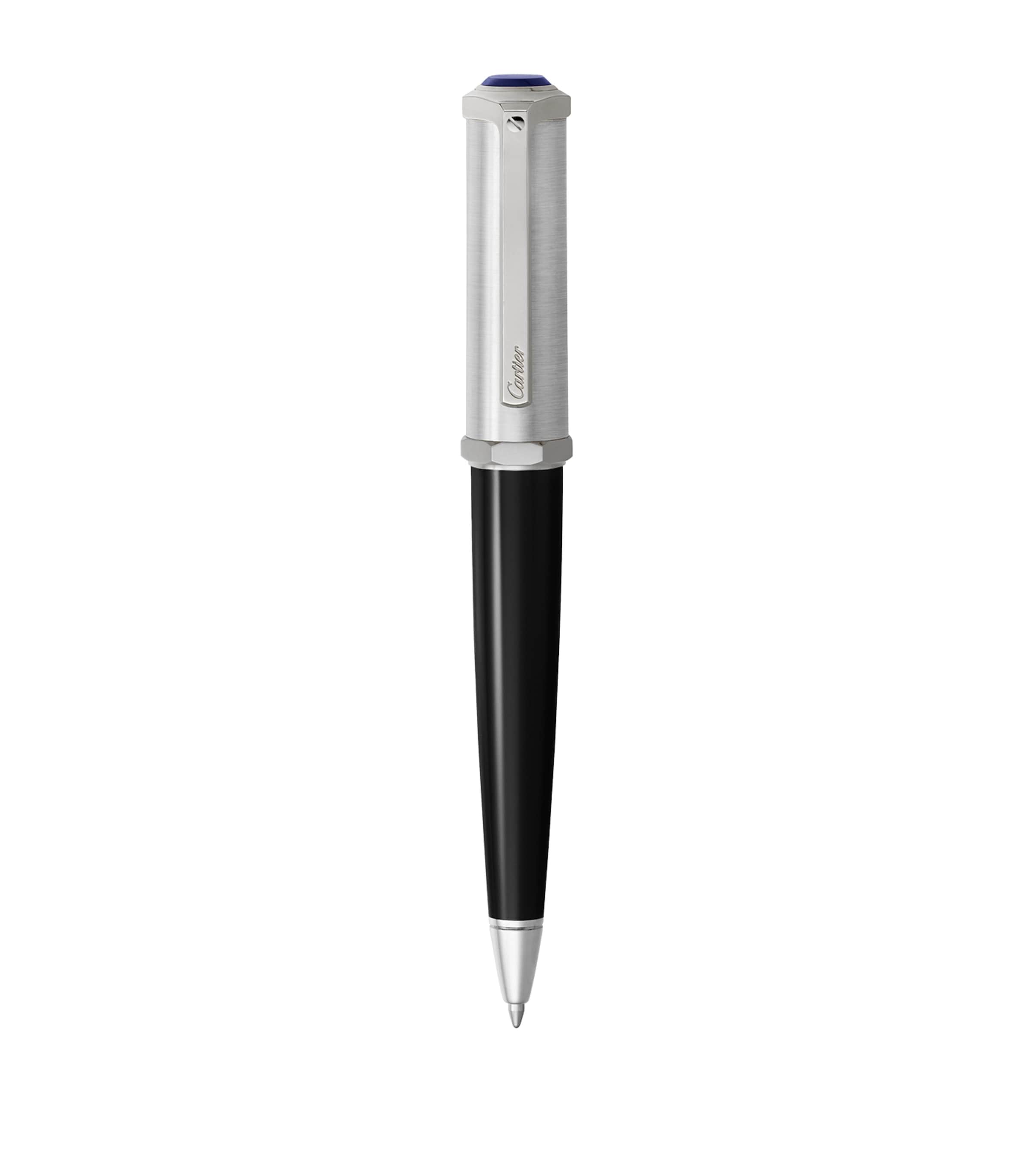 Santos-Dumont Ballpoint Pen BLACK & SILVER Image 1
