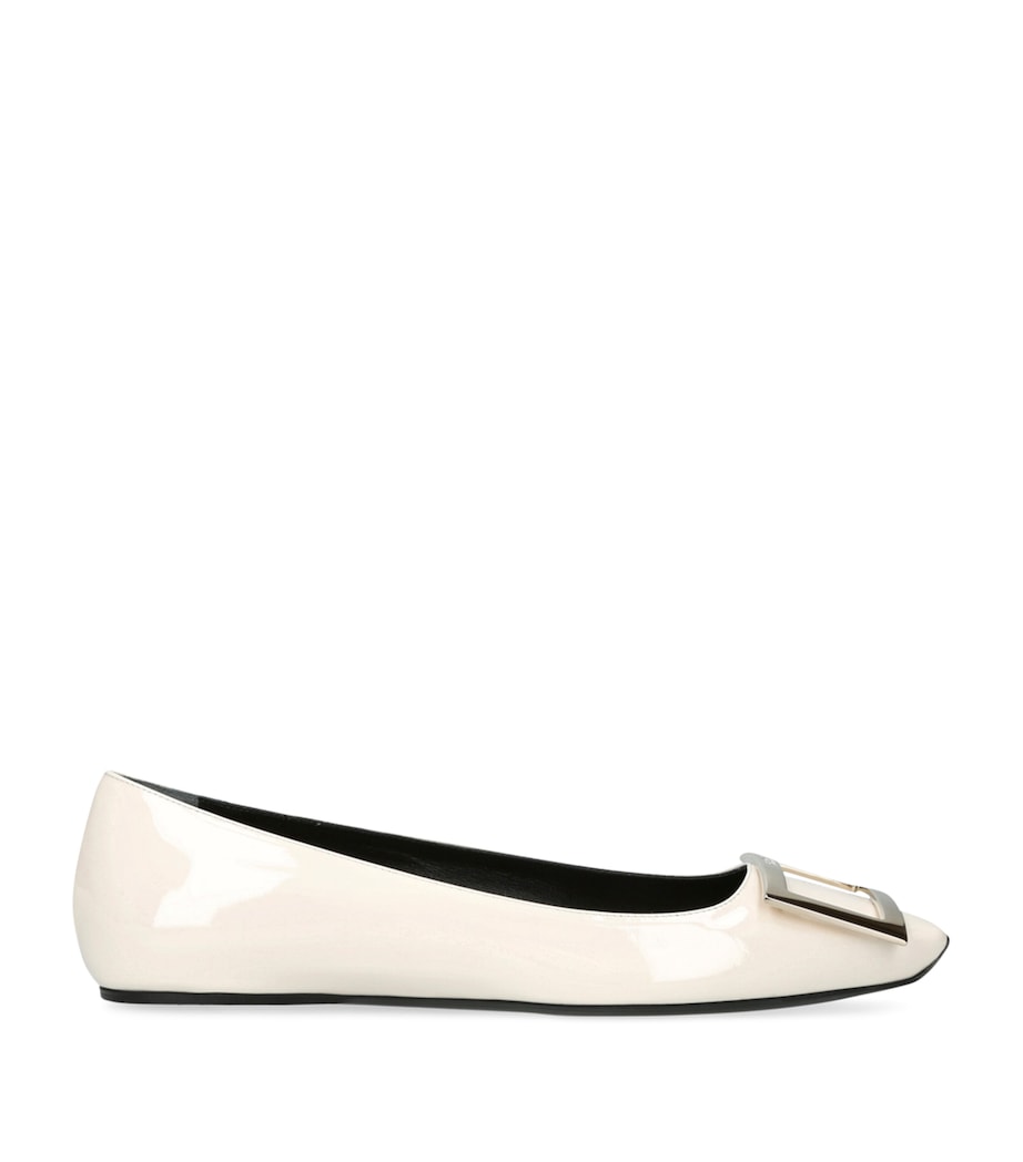 Patent Trompette Ballet Flats CREAM Image 1