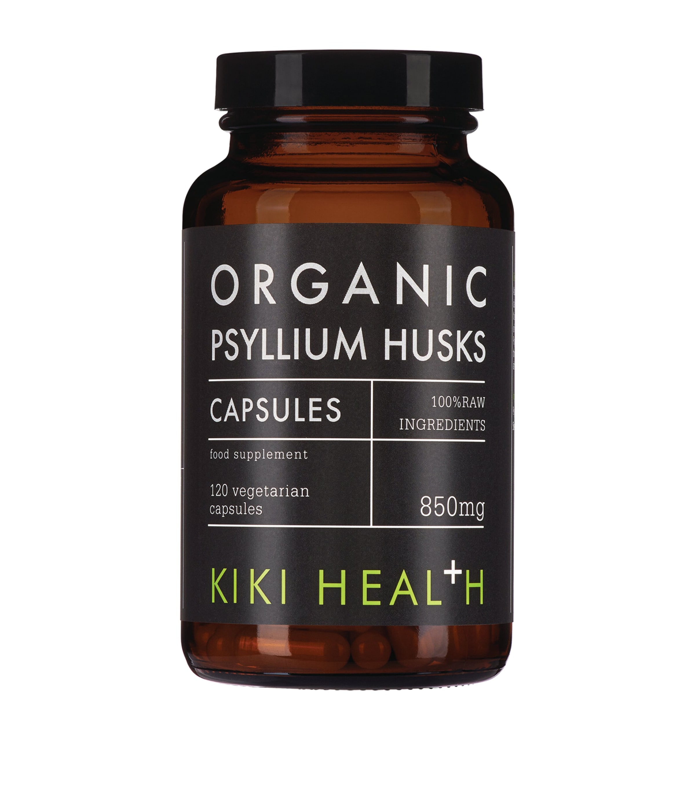 Kiki Heal+h Organic Psyllium Husks Vegicaps