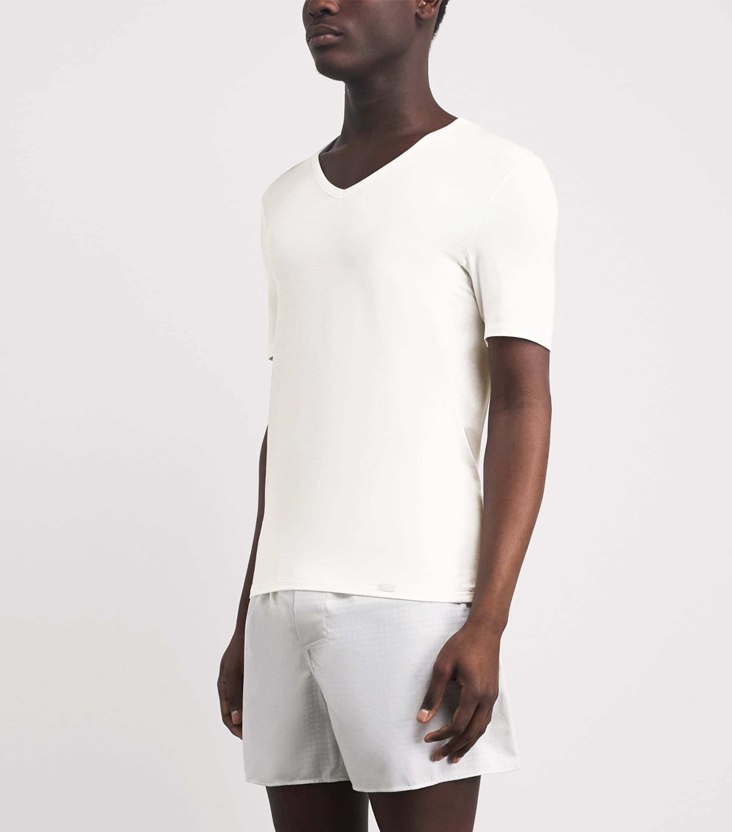 Natural Function V-Neck T-Shirt 0101 WHITE Image 2