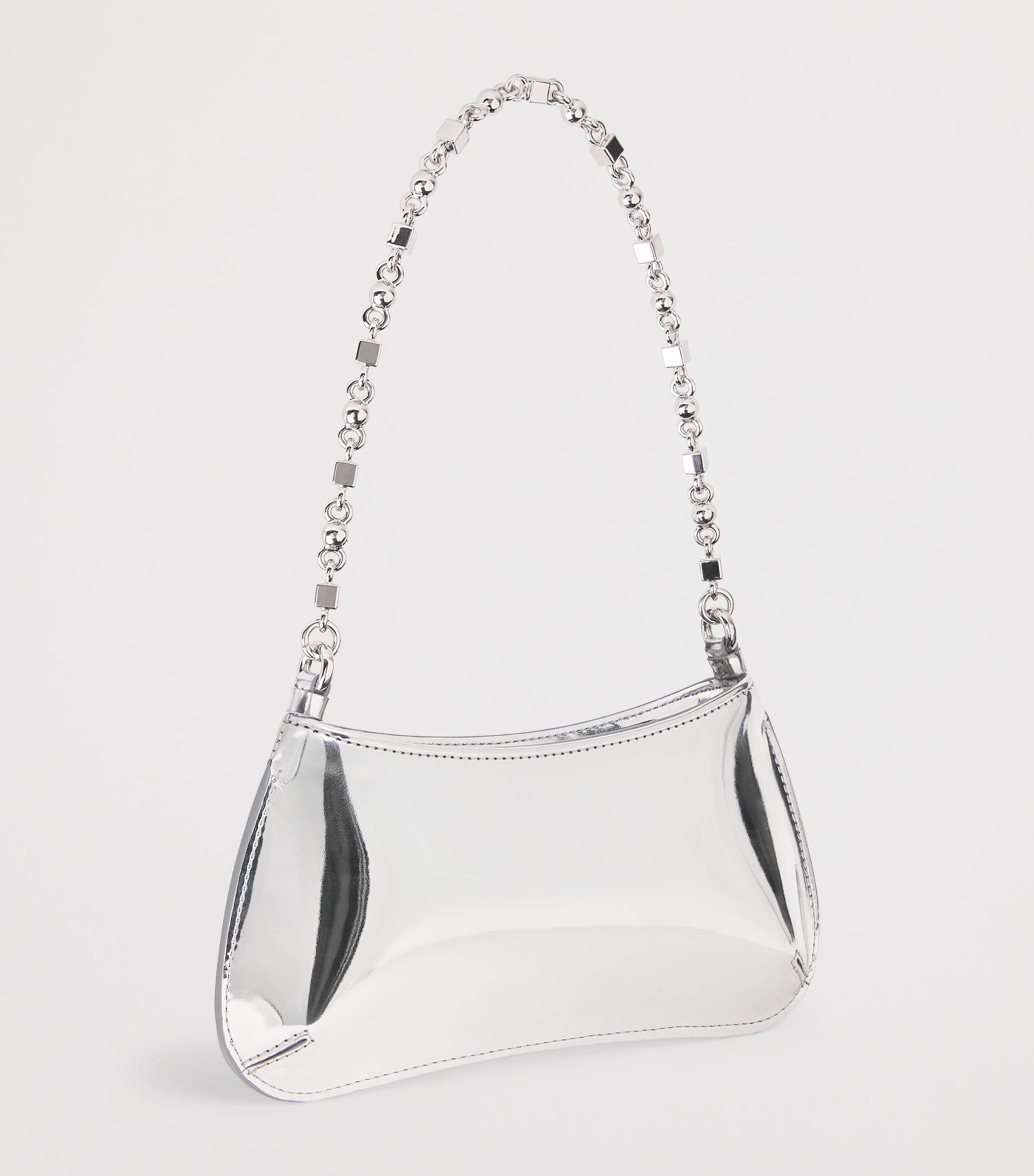 Small Bisou Chaine Shoulder Bag 980 SILVER Image 3