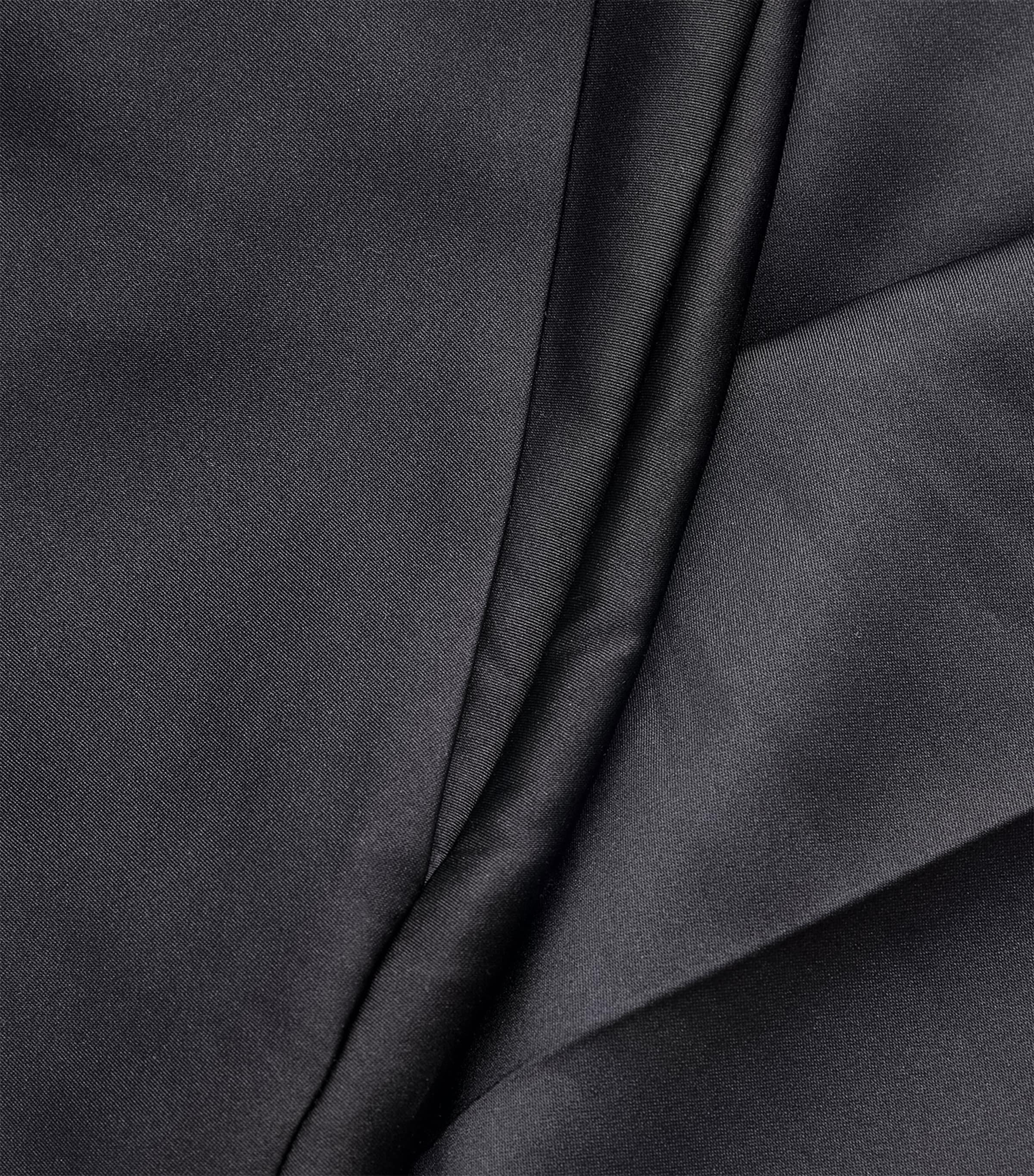 Crepe Cady Straight Trousers BLACK Image 5