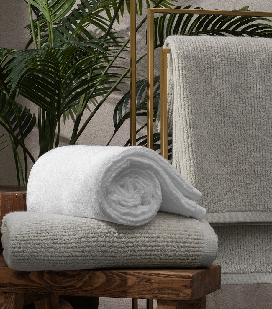 Organic Cotton Raya Face Cloth (30cm x 40cm) SAGE Image 2