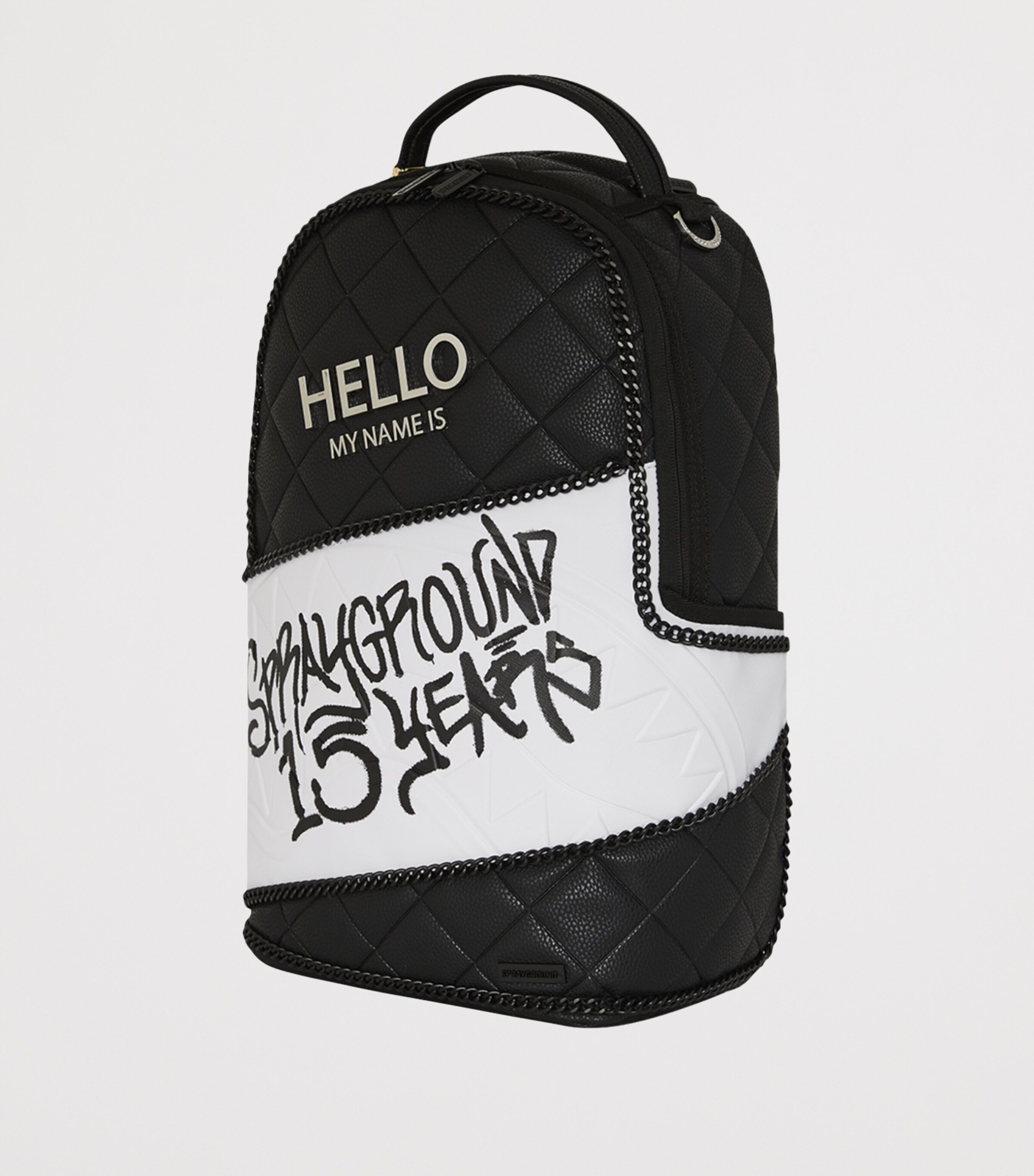 Hello My Name Is Anniversary Backpack BLACK Image 5