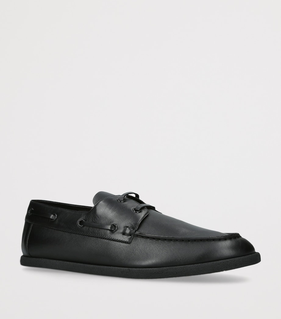Novus Leather Sailor Shoes BLACK Image 3