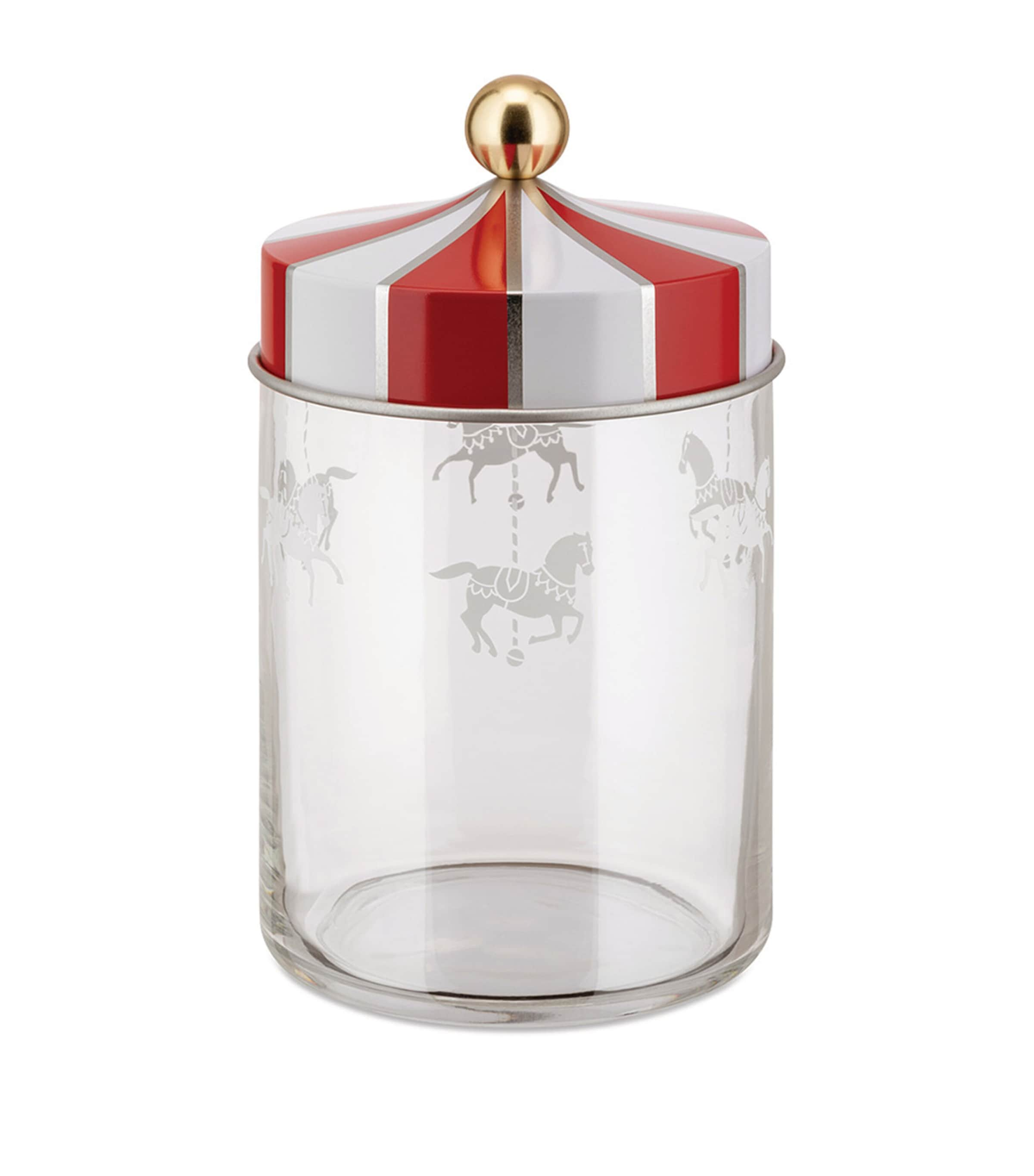 Alessi Glass Circus Jar In Transparent