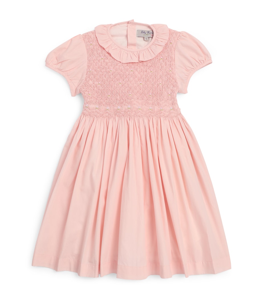 Trotters Willow Rose Smock Dress (2-12 Years) Pink Image 1
