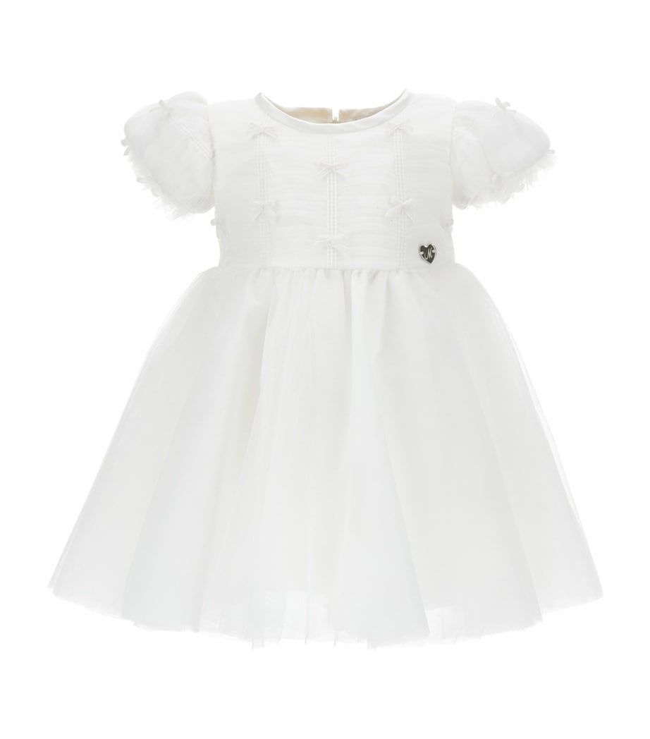 Tulle Puff-Sleeve Dress (3-36 Months) PANNA Image 1