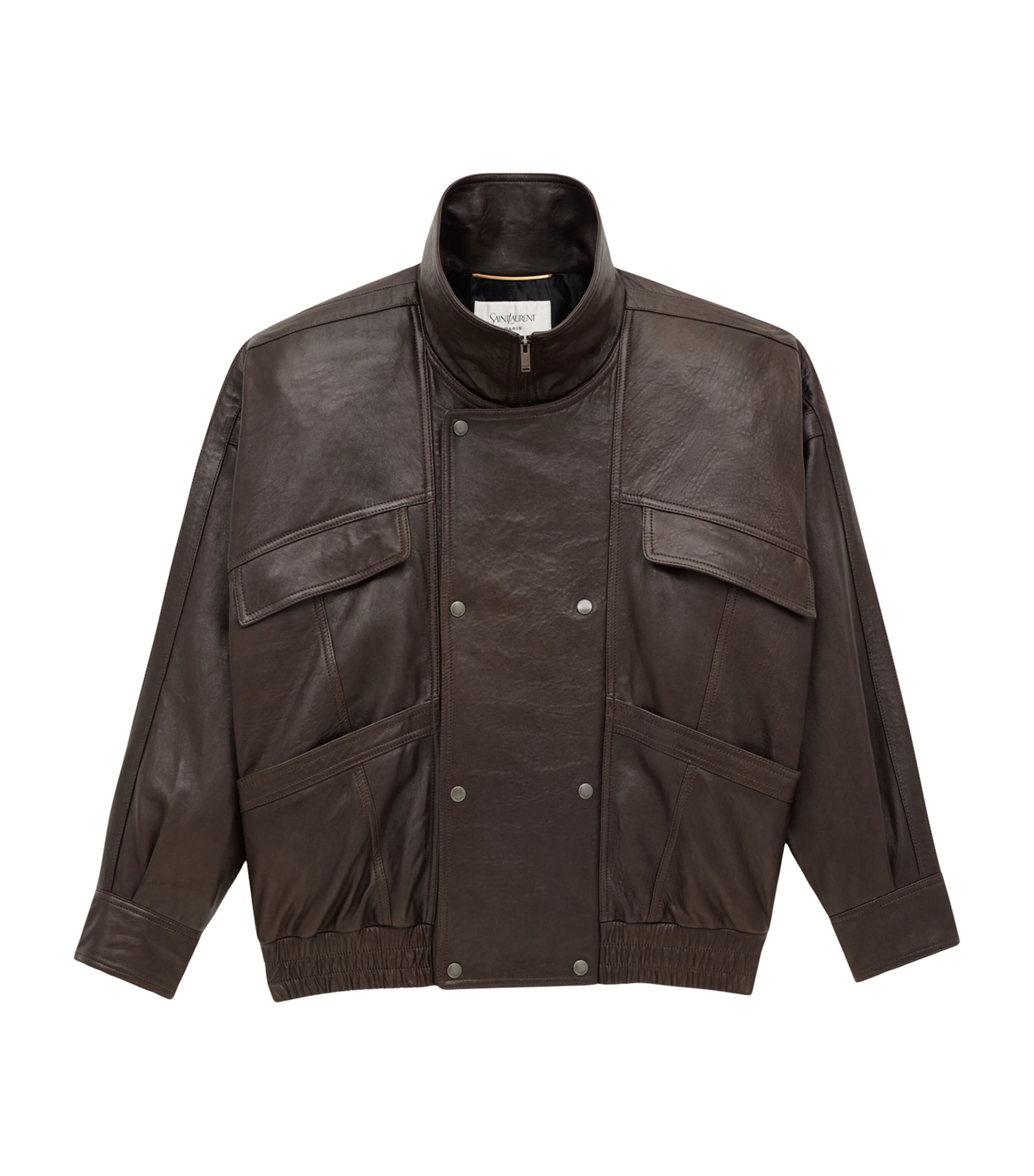 【送料&関税込】Saint Laurent Leather Jacket SAINT LAURENT Leather jacket | NET-A-PORTER