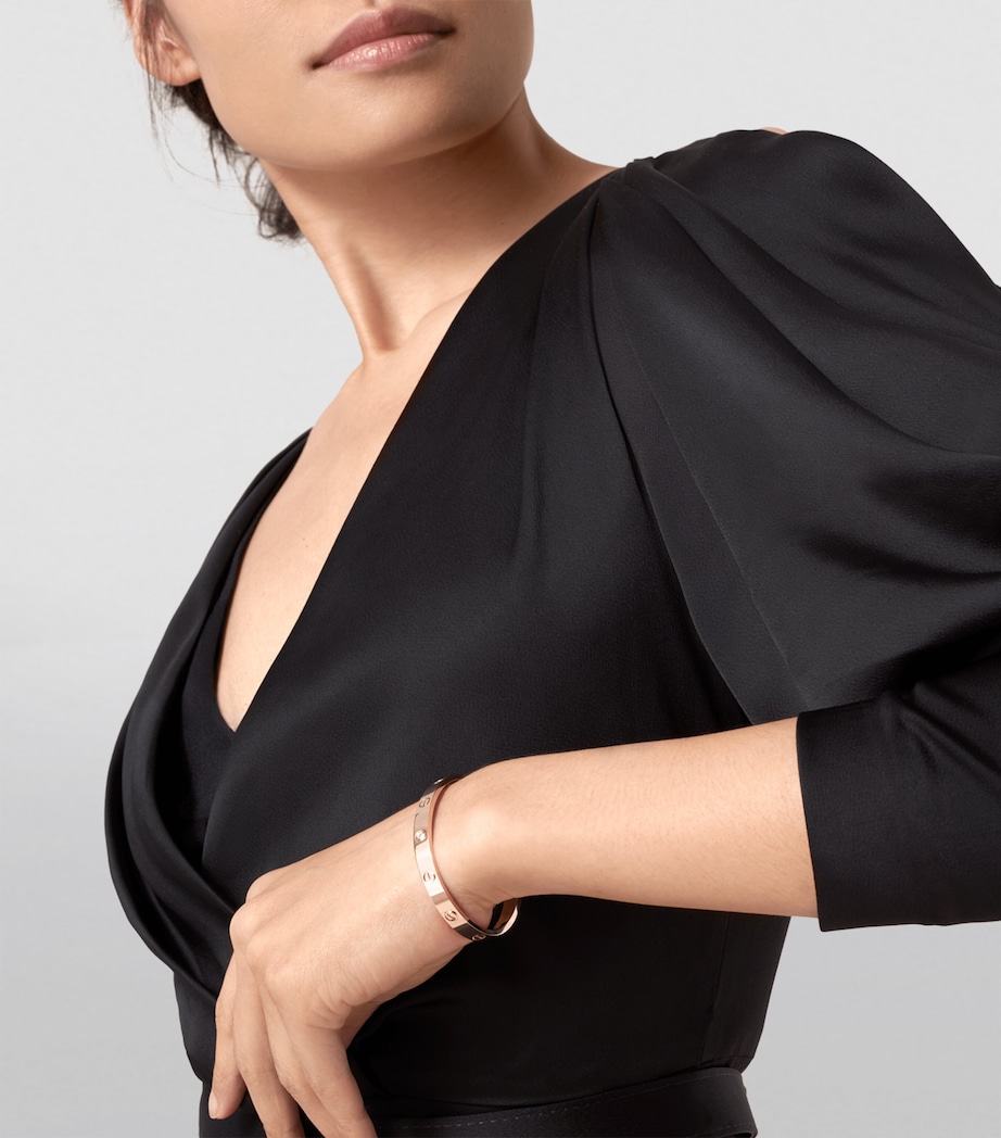 LOVE Classic Rose Gold 4-Diamond Bracelet ROSE GOLD Image 2