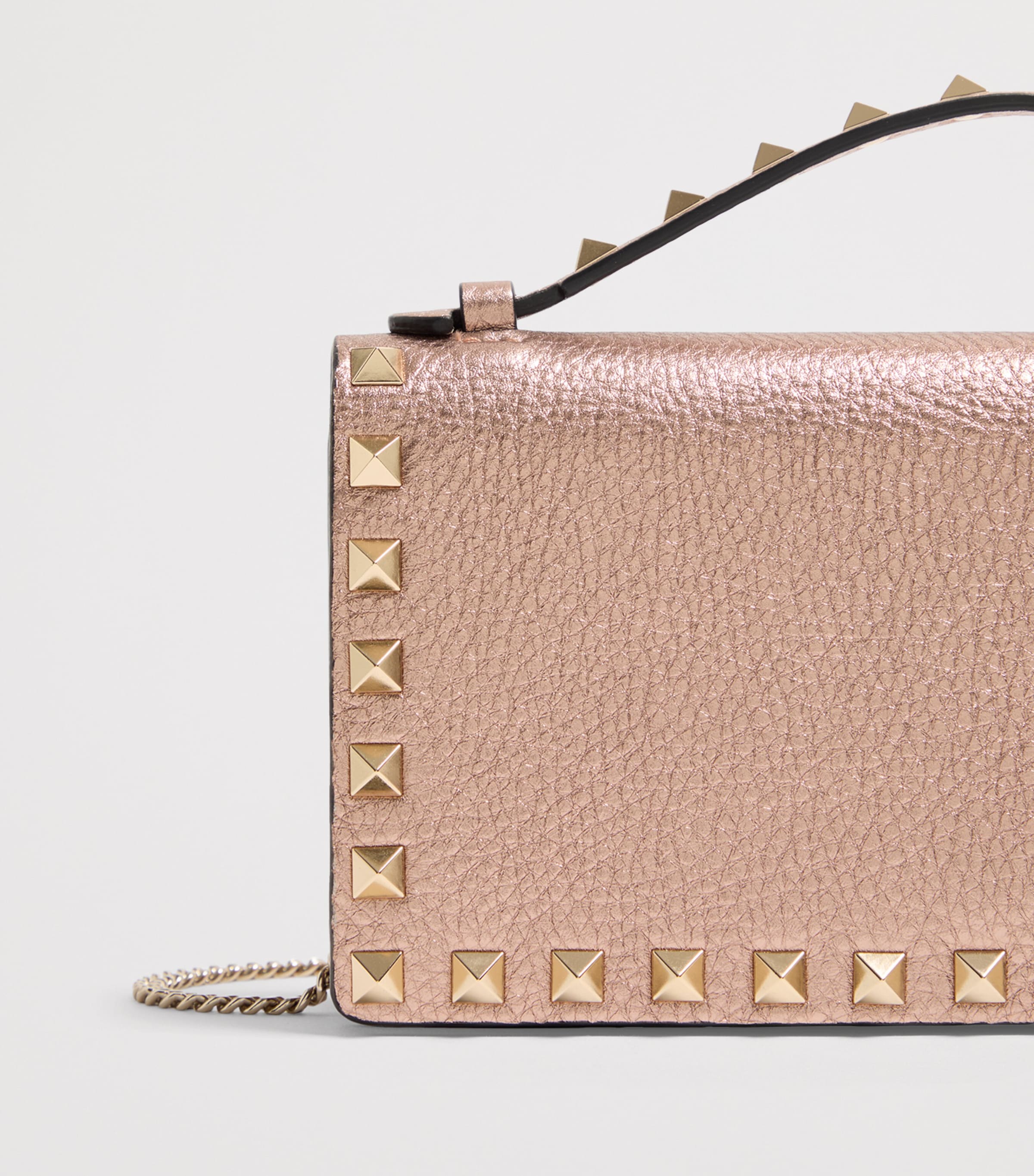 Leather Rockstud Chain Wallet GF9 Image 6