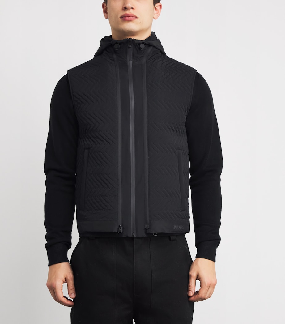 Down Barrett Hybrid Jacket C0001 BLACK Image 3